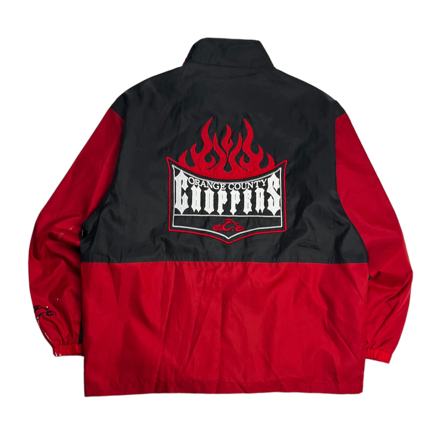 Vintage Orange County Chopperz Windbreaker Black/Red