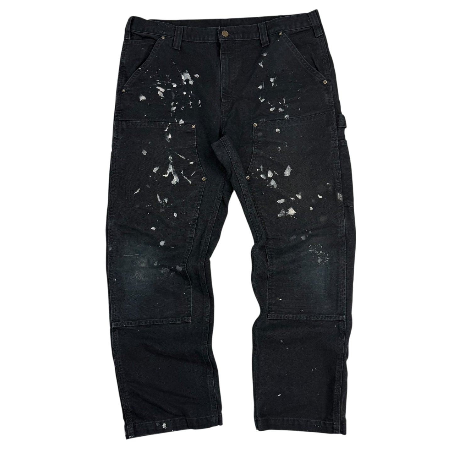 Vintage Carhartt Double Knee Cargo Pants Black