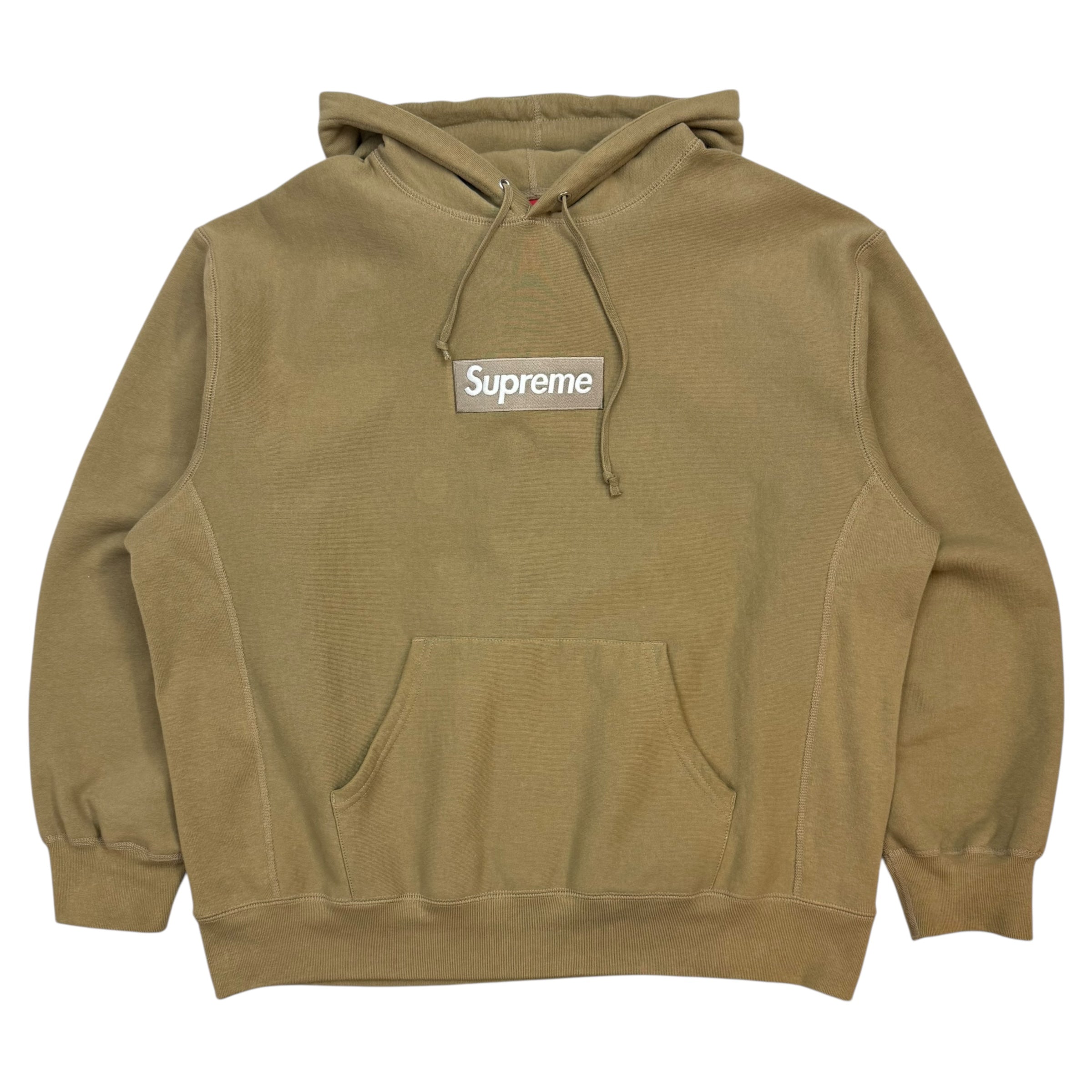Supreme FW23 Box Logo Hoodie Dark Sand