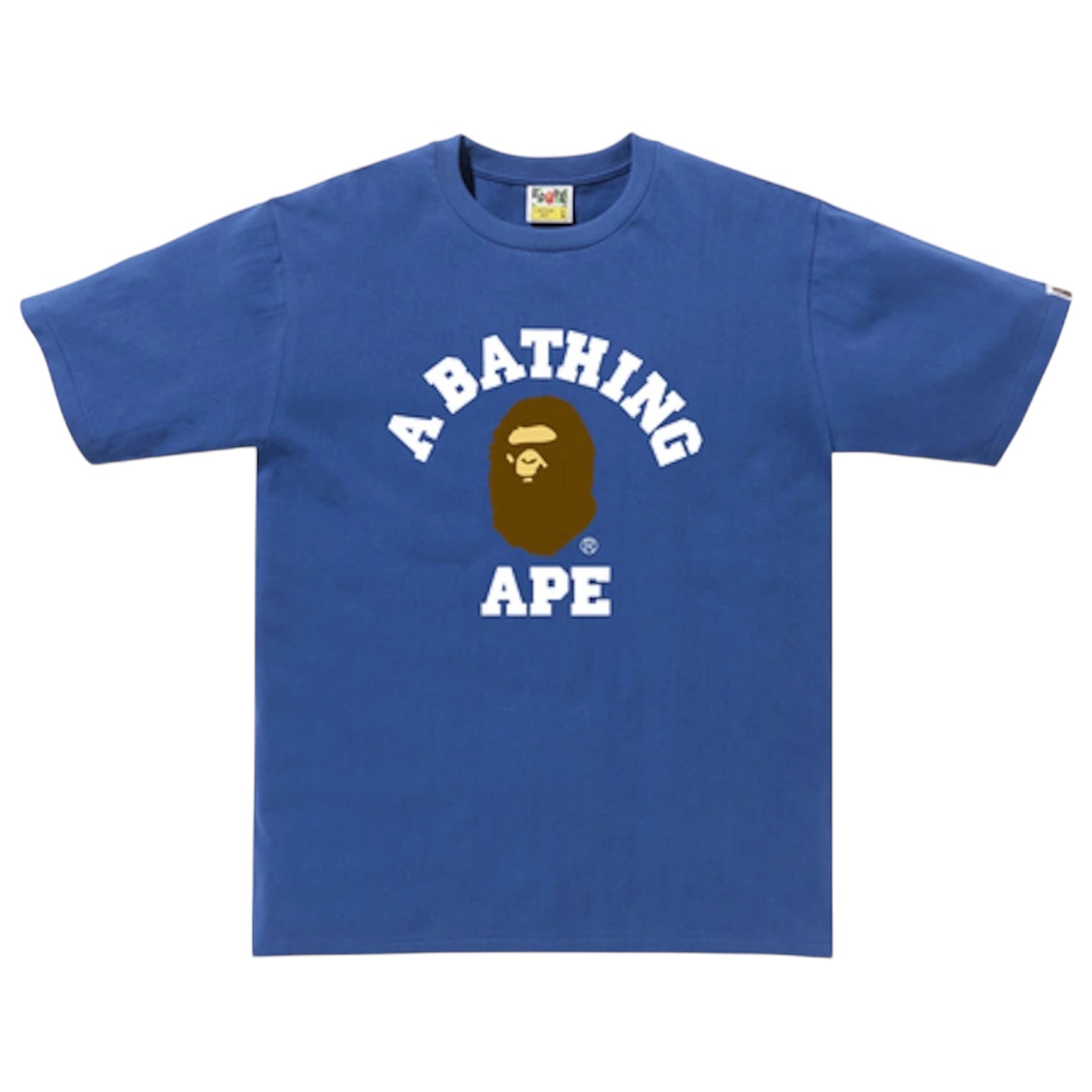 BAPE College T-Shirt Blue