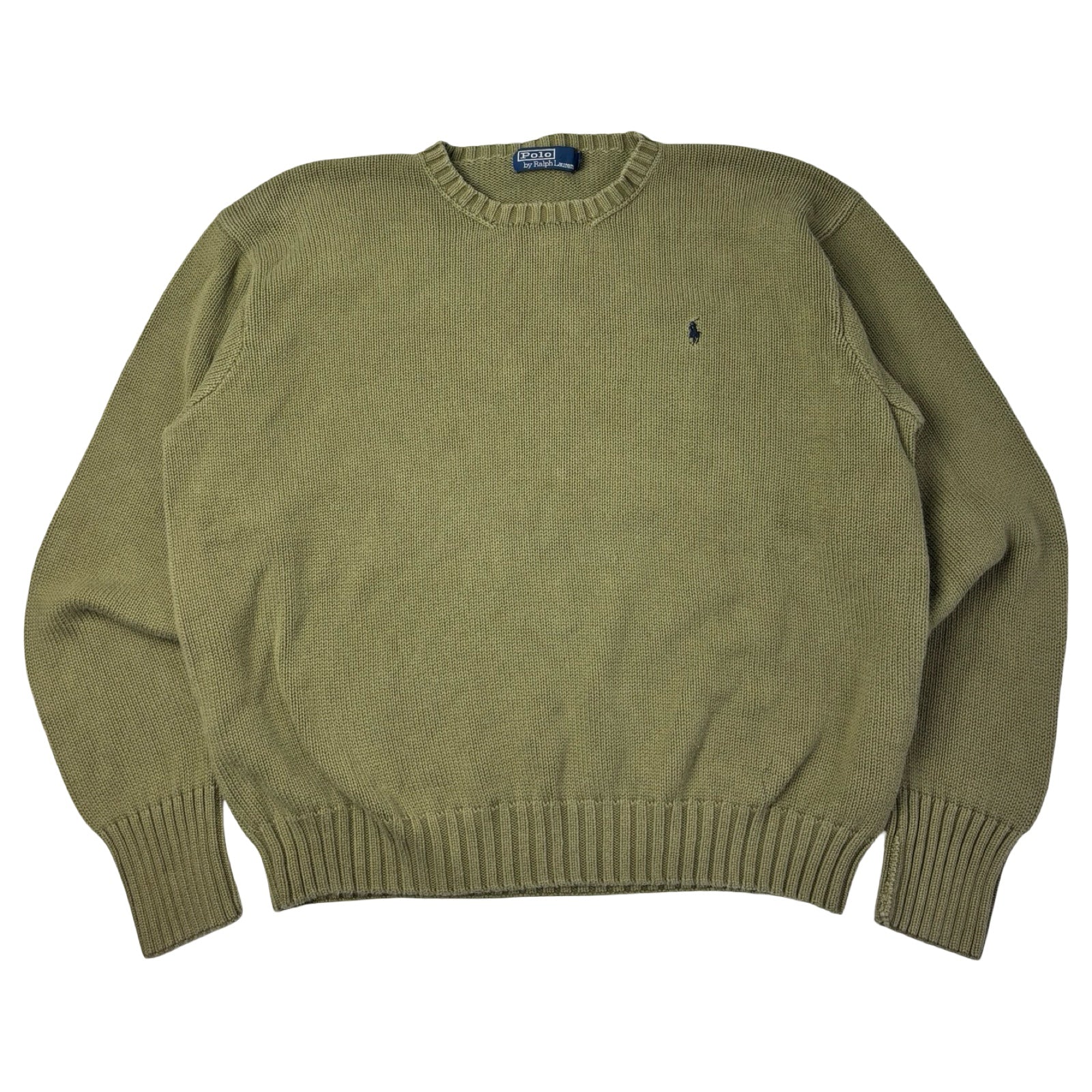 Vintage Polo Ralph Lauren Knit Crewneck Green