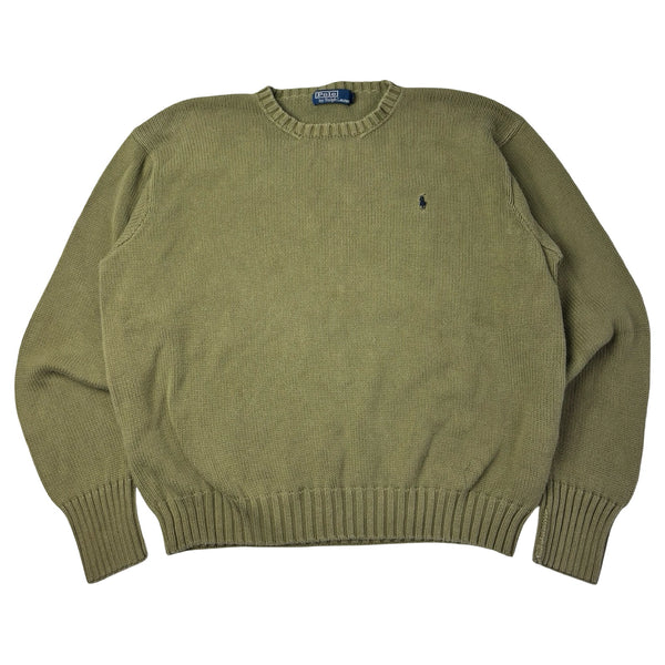Vintage Polo Ralph Lauren Knit Crewneck Green