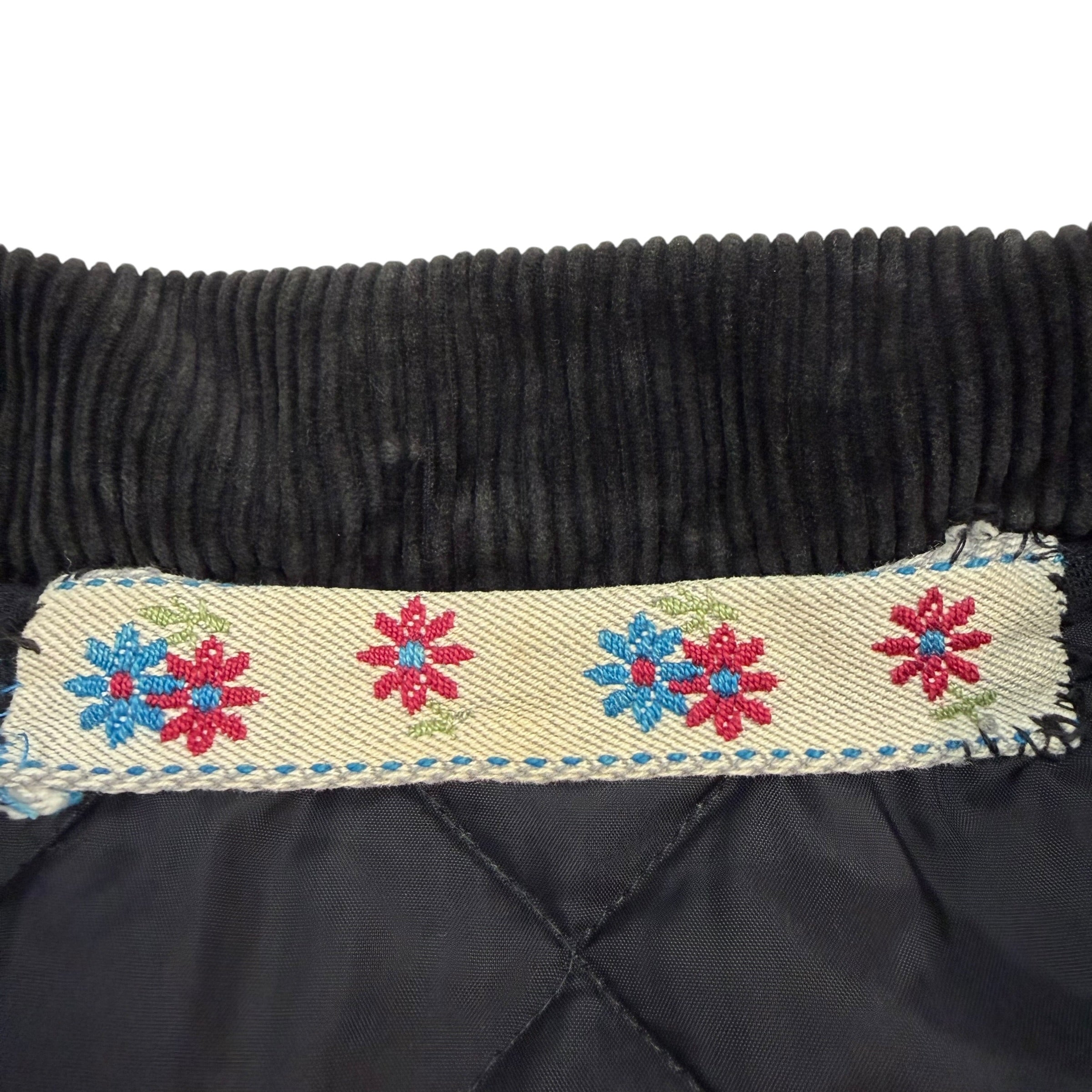 Vintage Barbour Quilted Jacket Black
