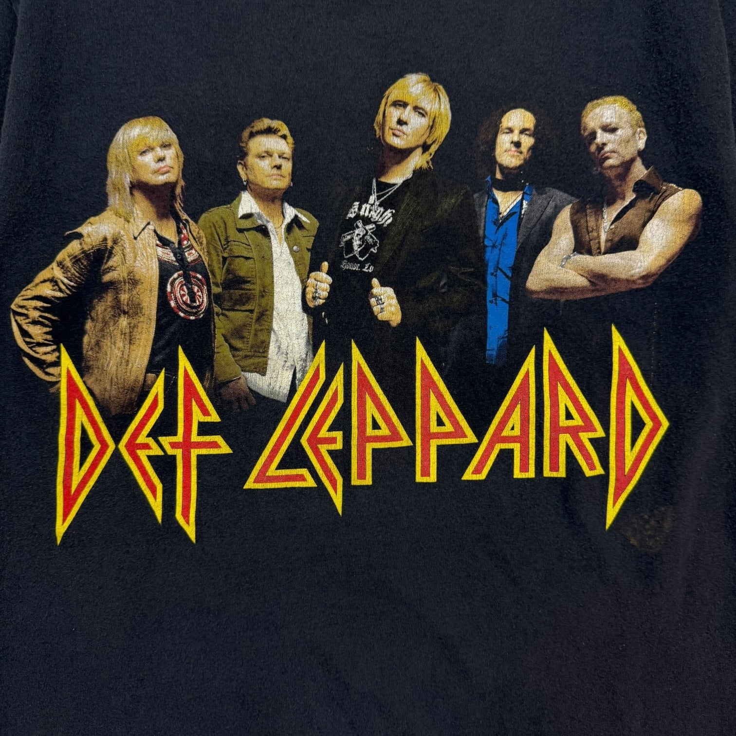 2007 Def Leppard Tour Tee Black