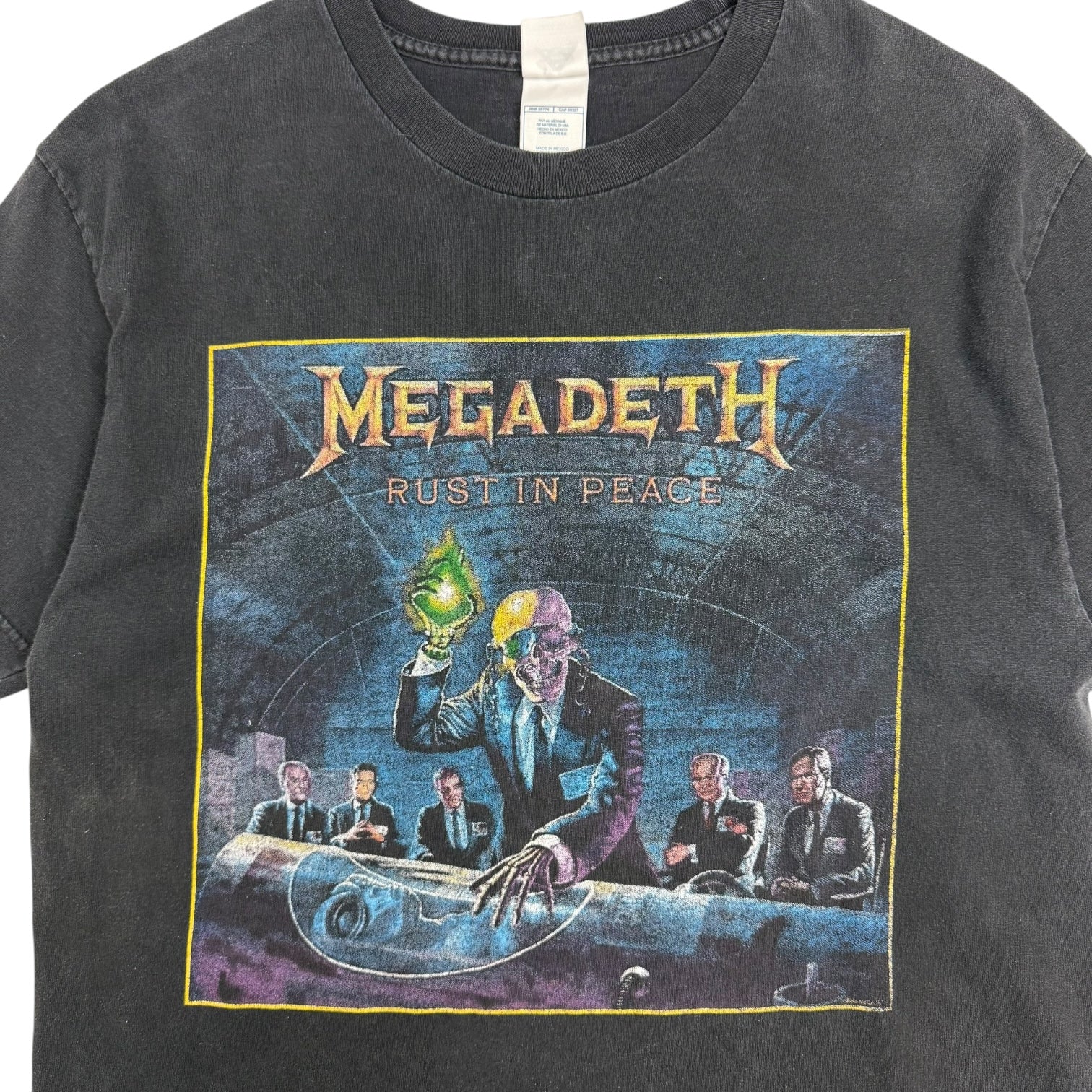 Vintage Megadeth Rust In Peace T-Shirt Black