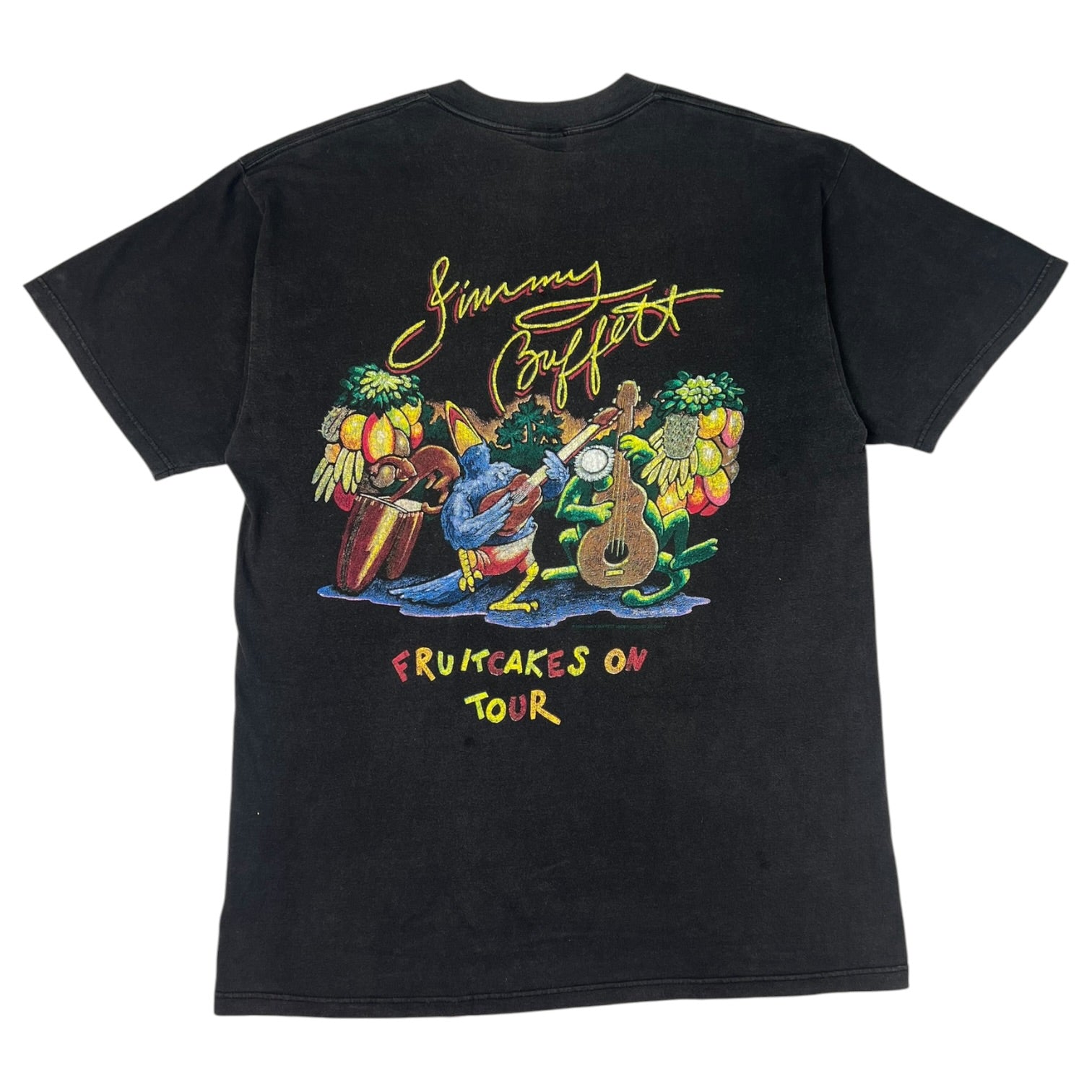 Vintage 94’ Jimmy Buffett “Fruitcakes On Tour” T-Shirt Black
