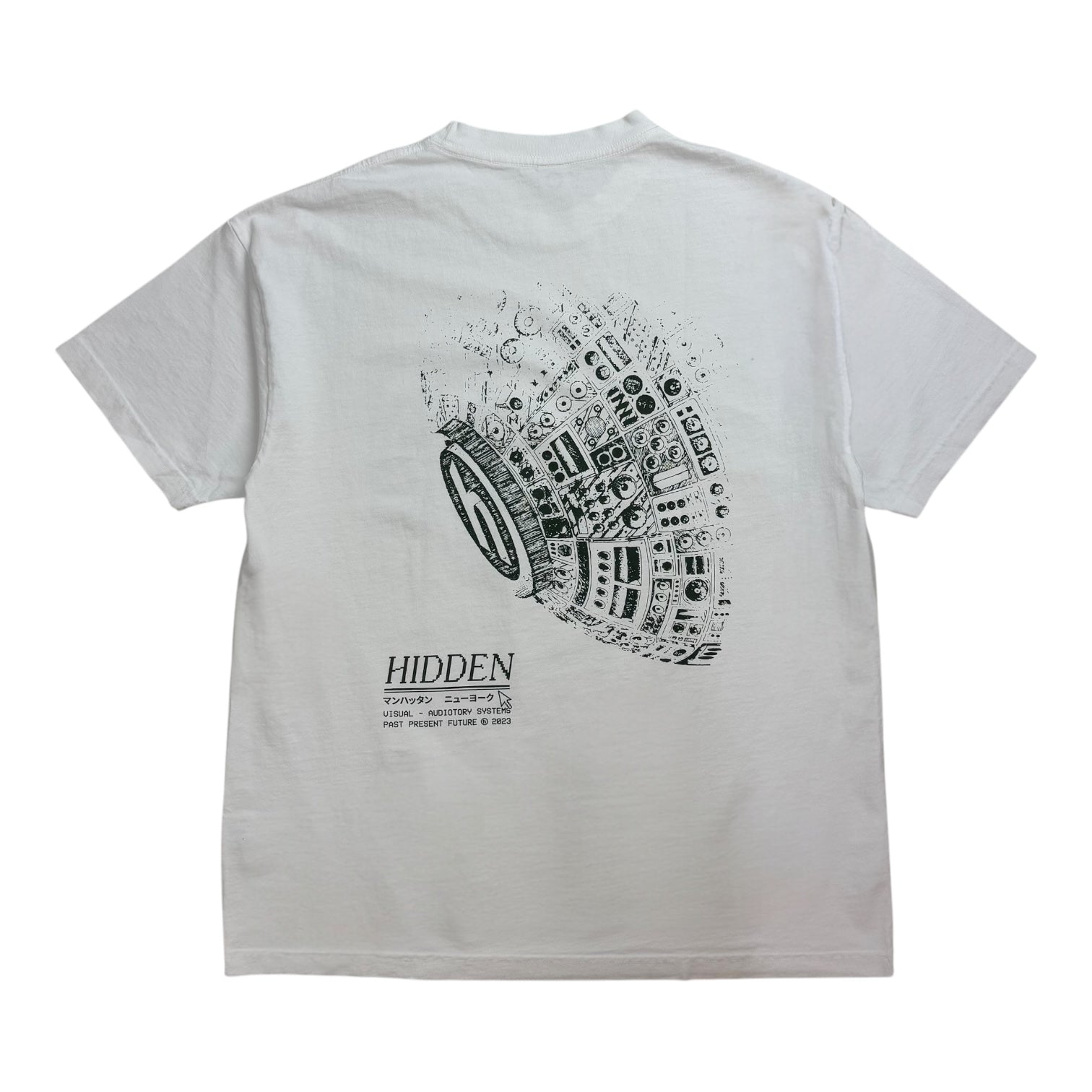 Hidden NY Curvyflipphone Tee White