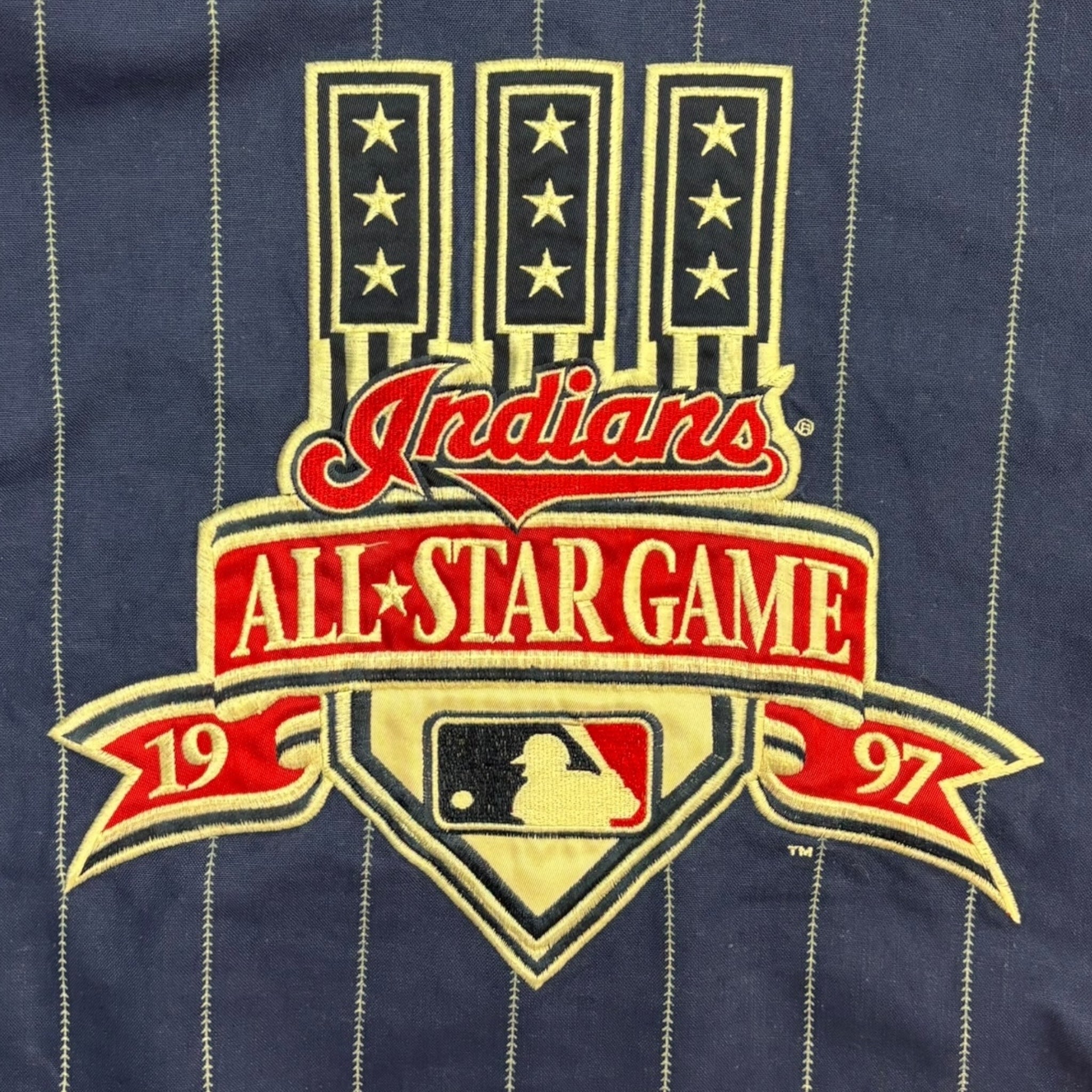 1997 All Star Game Indians Reversible MLB Zip Jacket