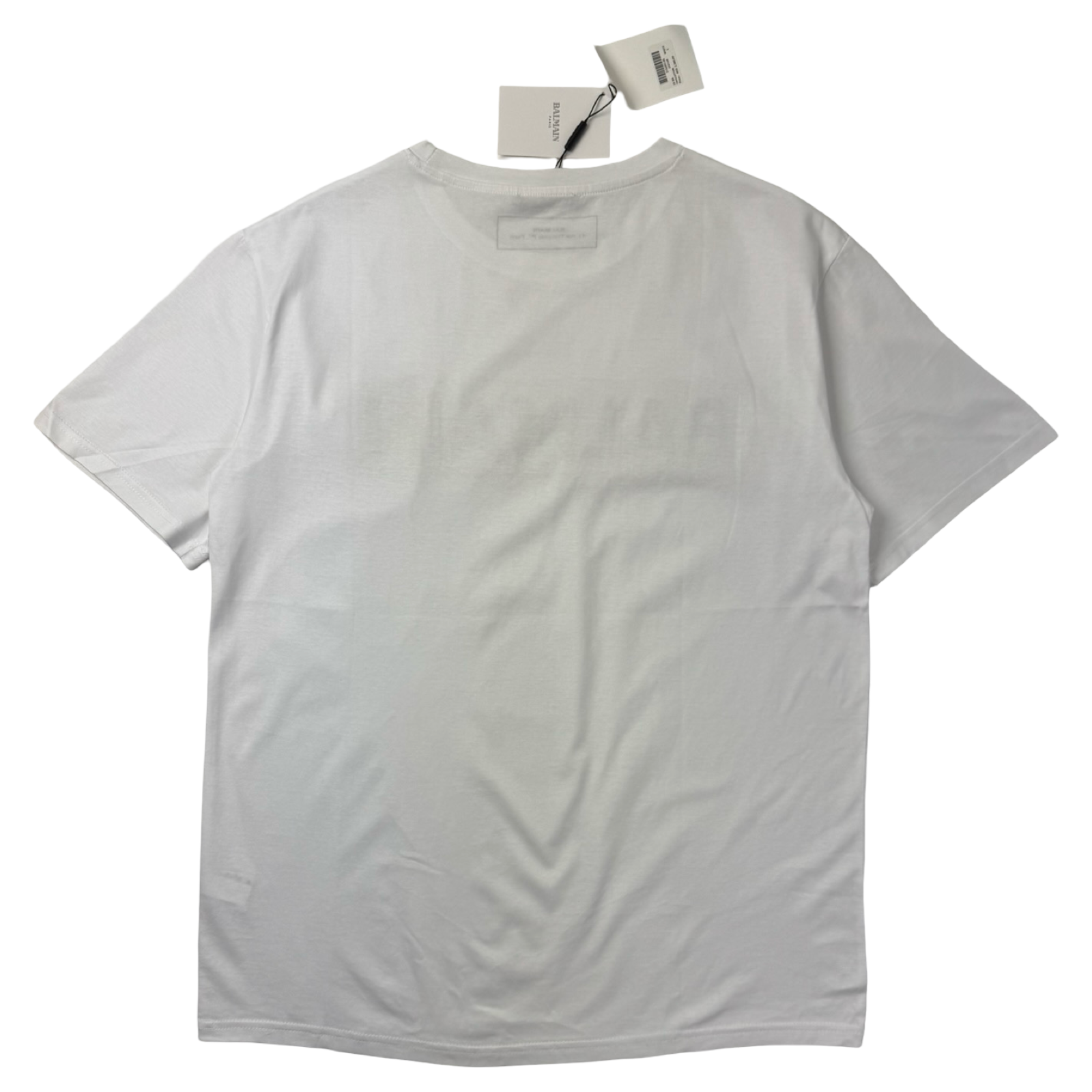 Balmain Paris Logo T-Shirt White/Gold