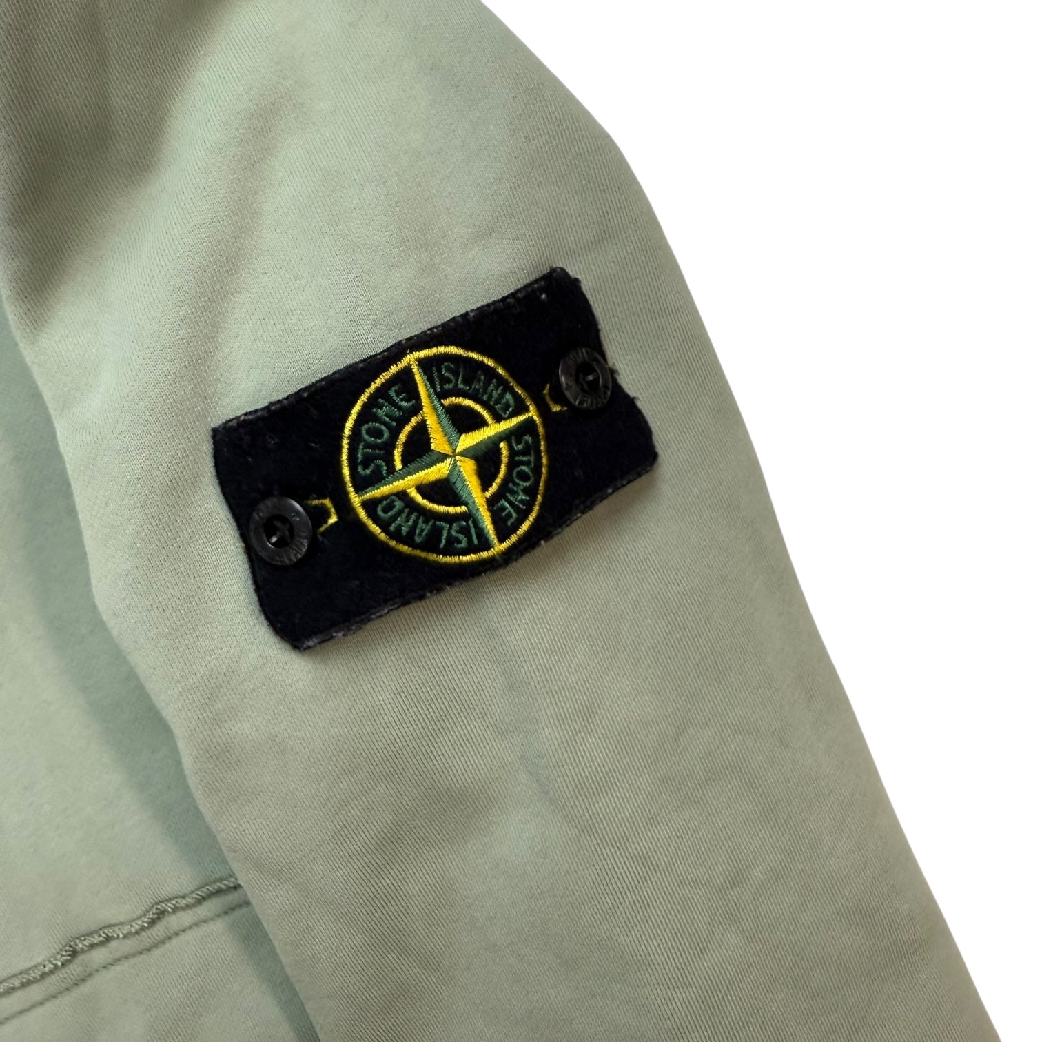 Stone Island Pullover Hoodie Green