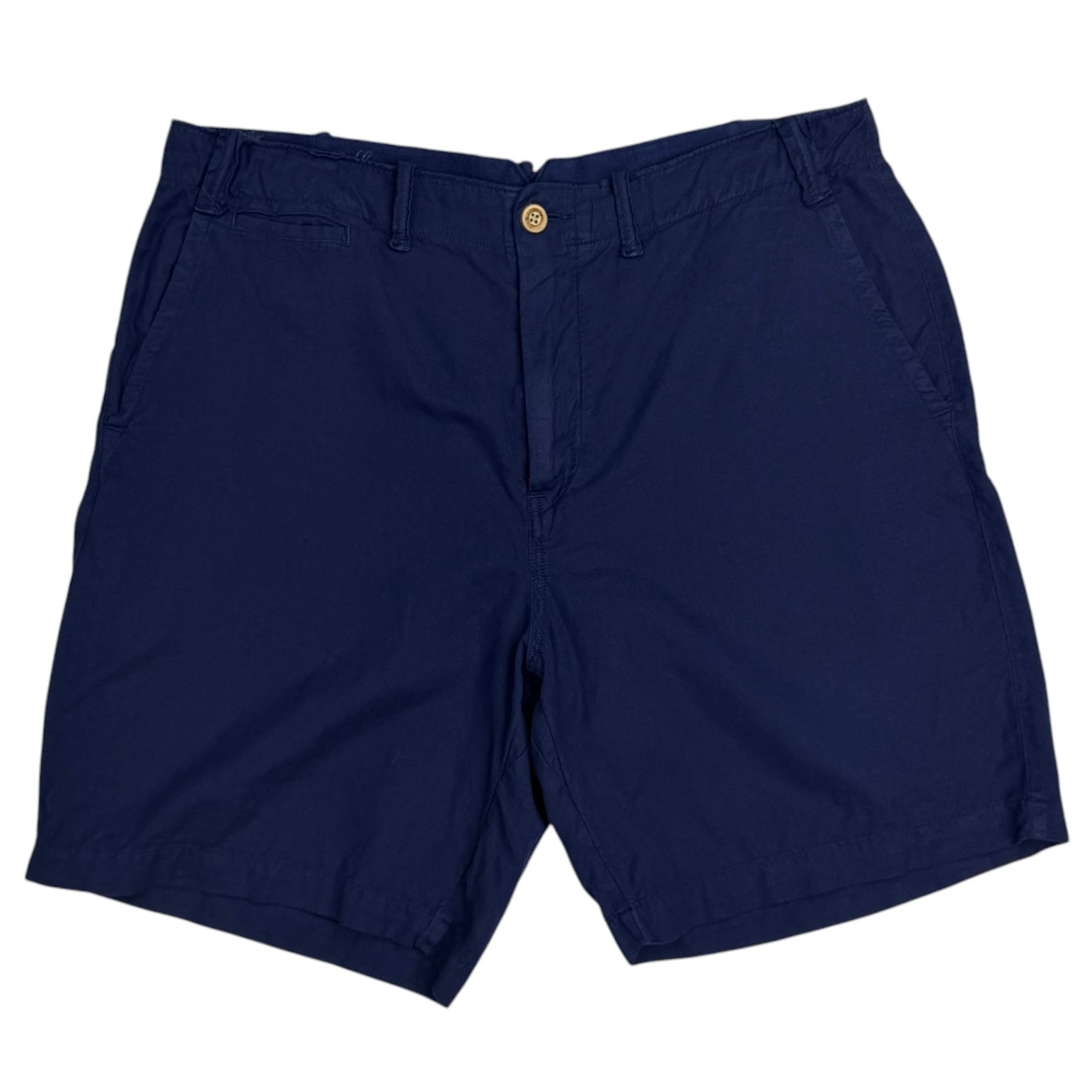 Vintage Polo Ralph Lauren Chino Linen Shorts Navy