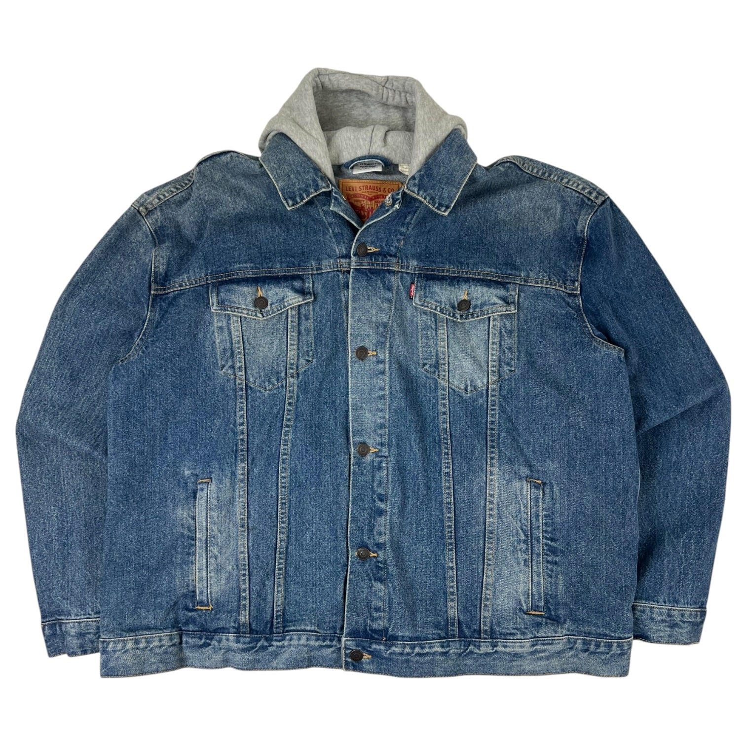 Levi’s x Vetements Hybrid Hoodie Trucker Jacket Denim