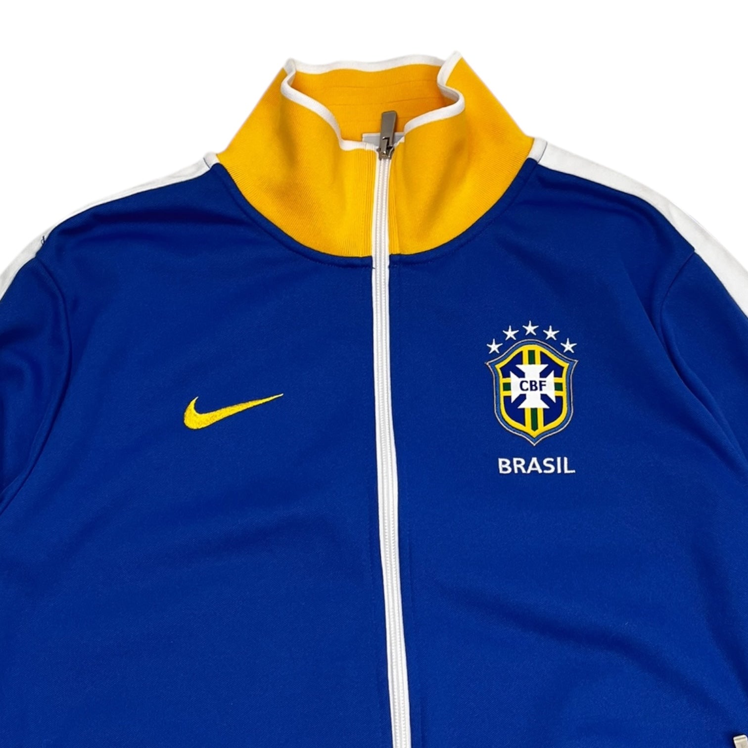 Nike Brazil Soccer Full Zip Warm Up Jacket