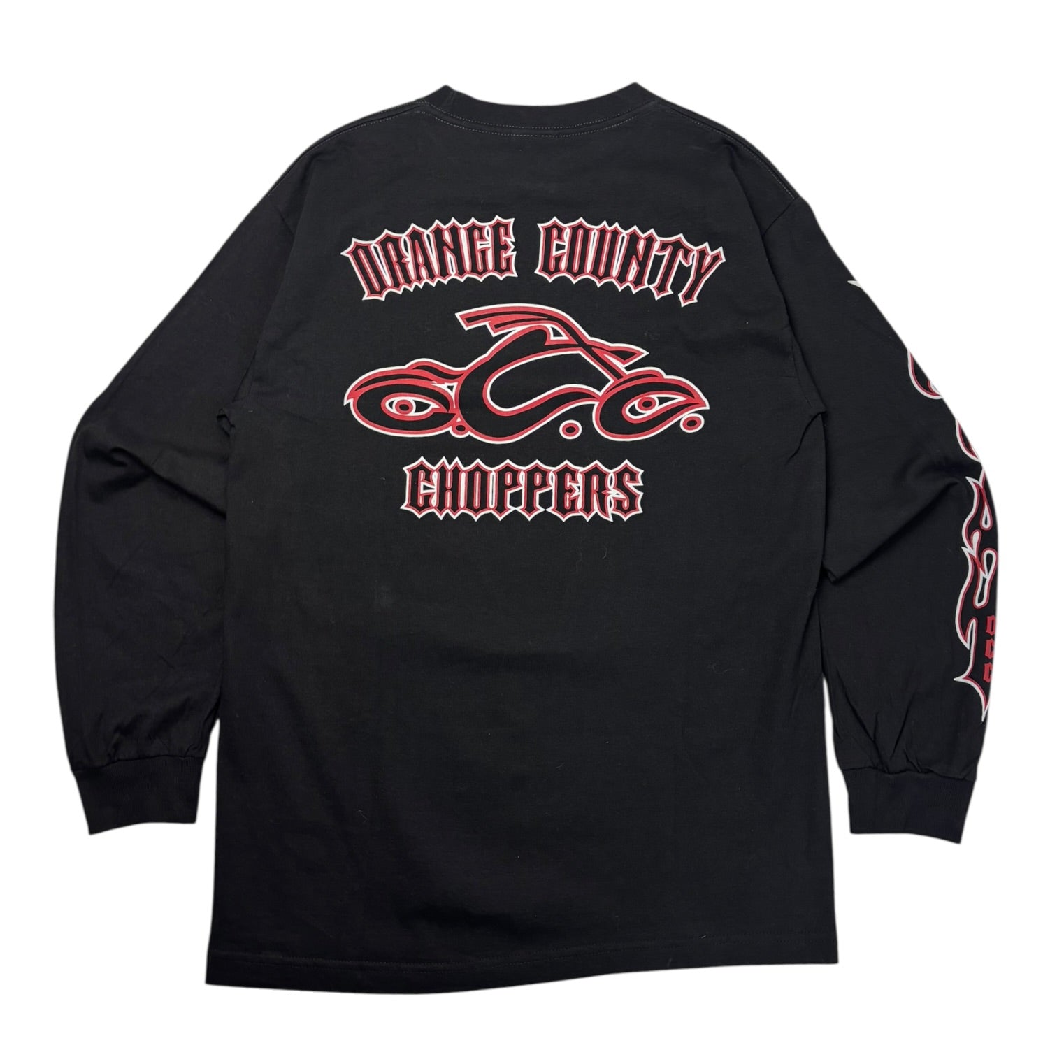 Vintage Y2K Orange County Choppers Flame Longsleeve Shirt