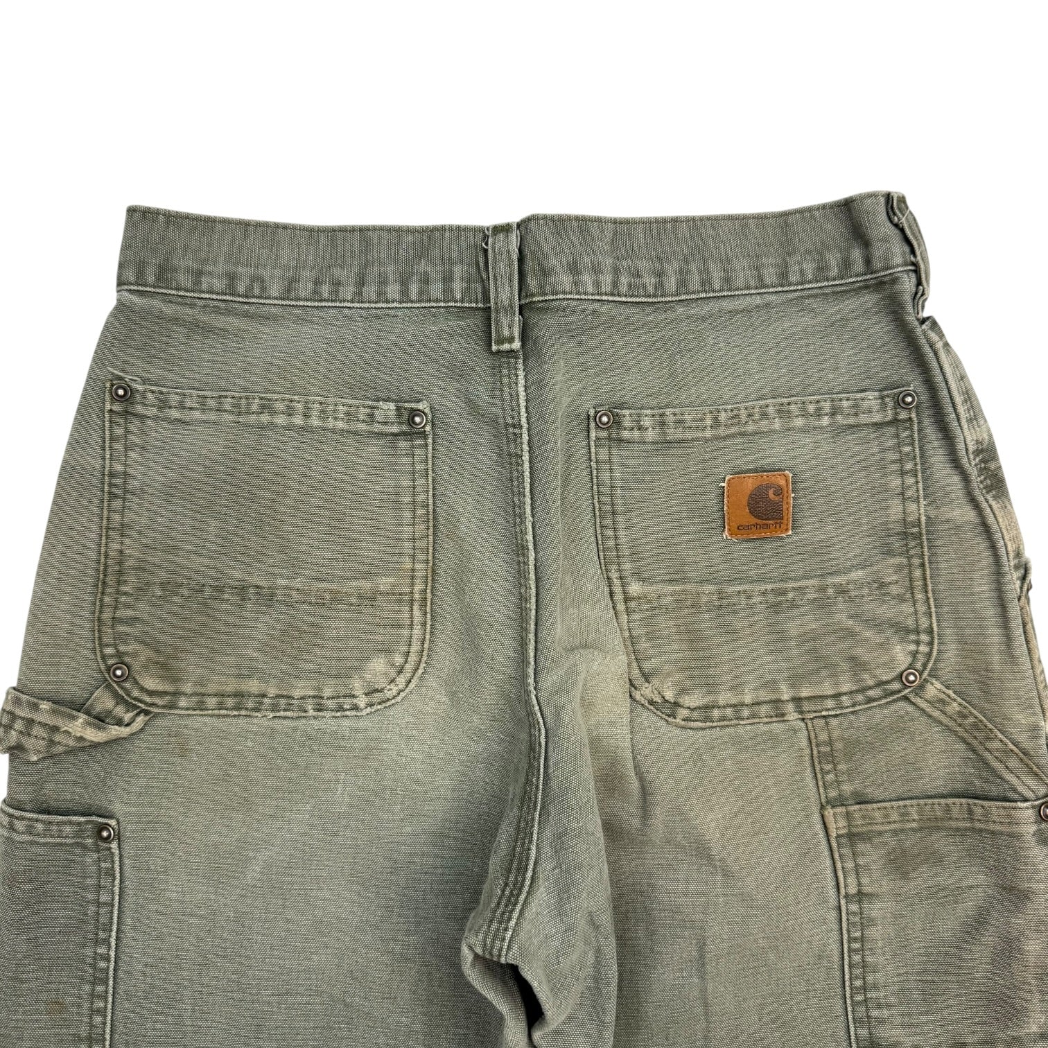 Vintage Carhartt Double Knee Pants Green