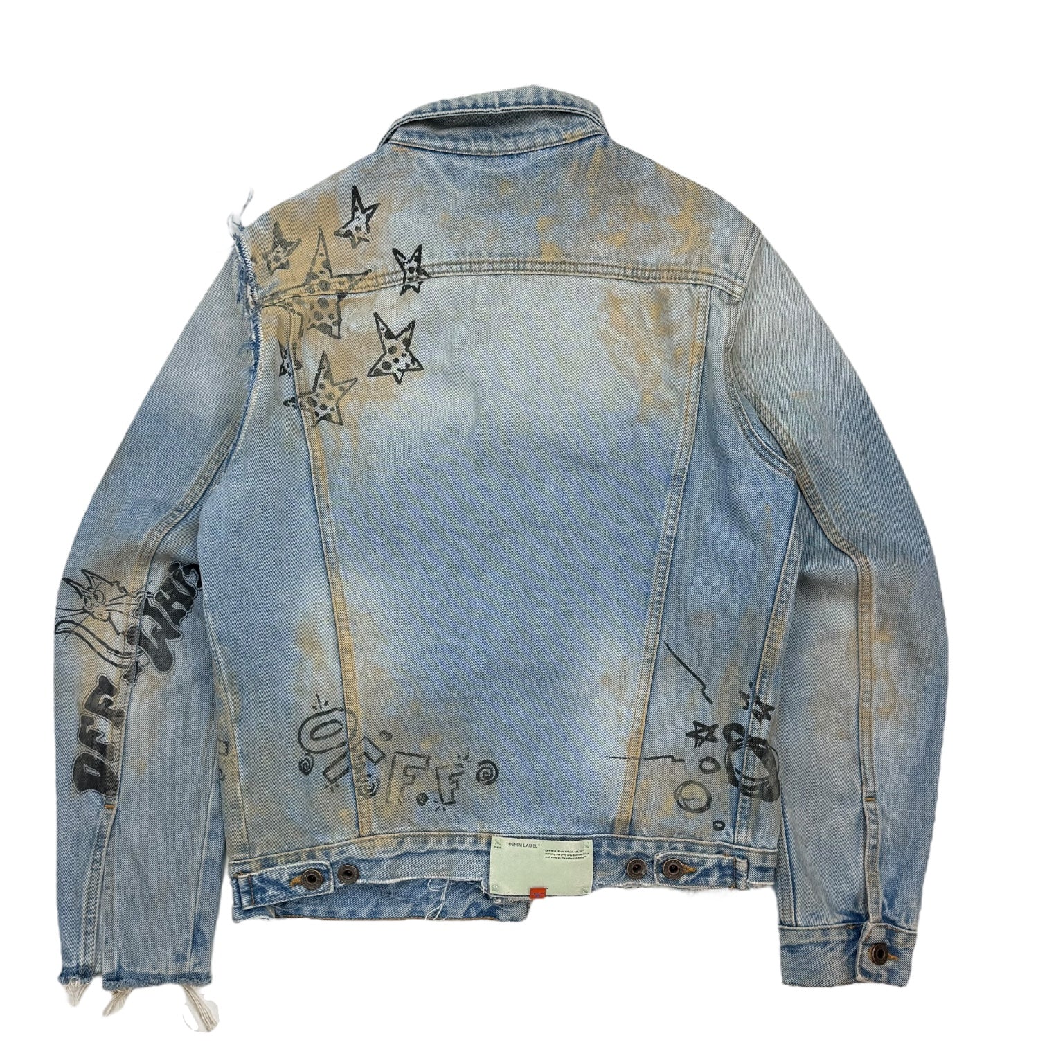 Off-White Wizard Deconstructed Jacket Extreme Bleach