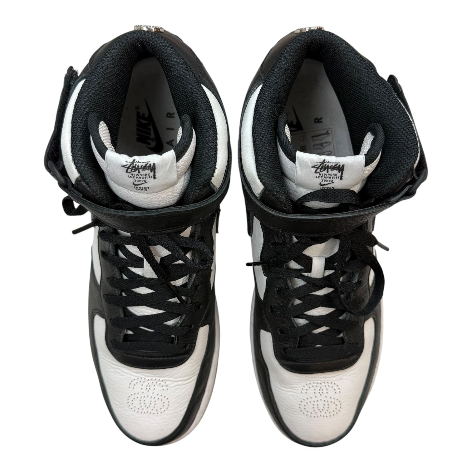 Nike Air Force 1 Mid Stussy Light Bone Black (Used)