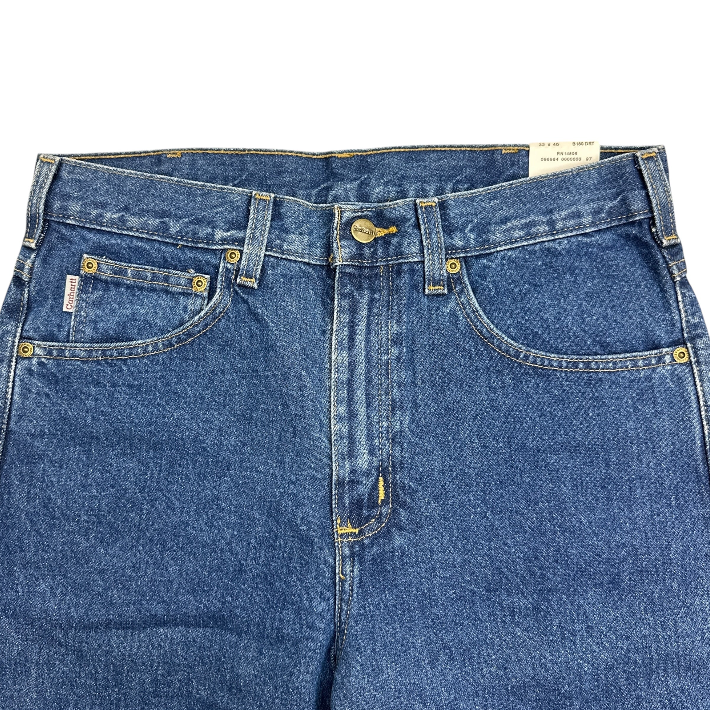 Carhartt Light Wash Straight Leg Denim Jeans