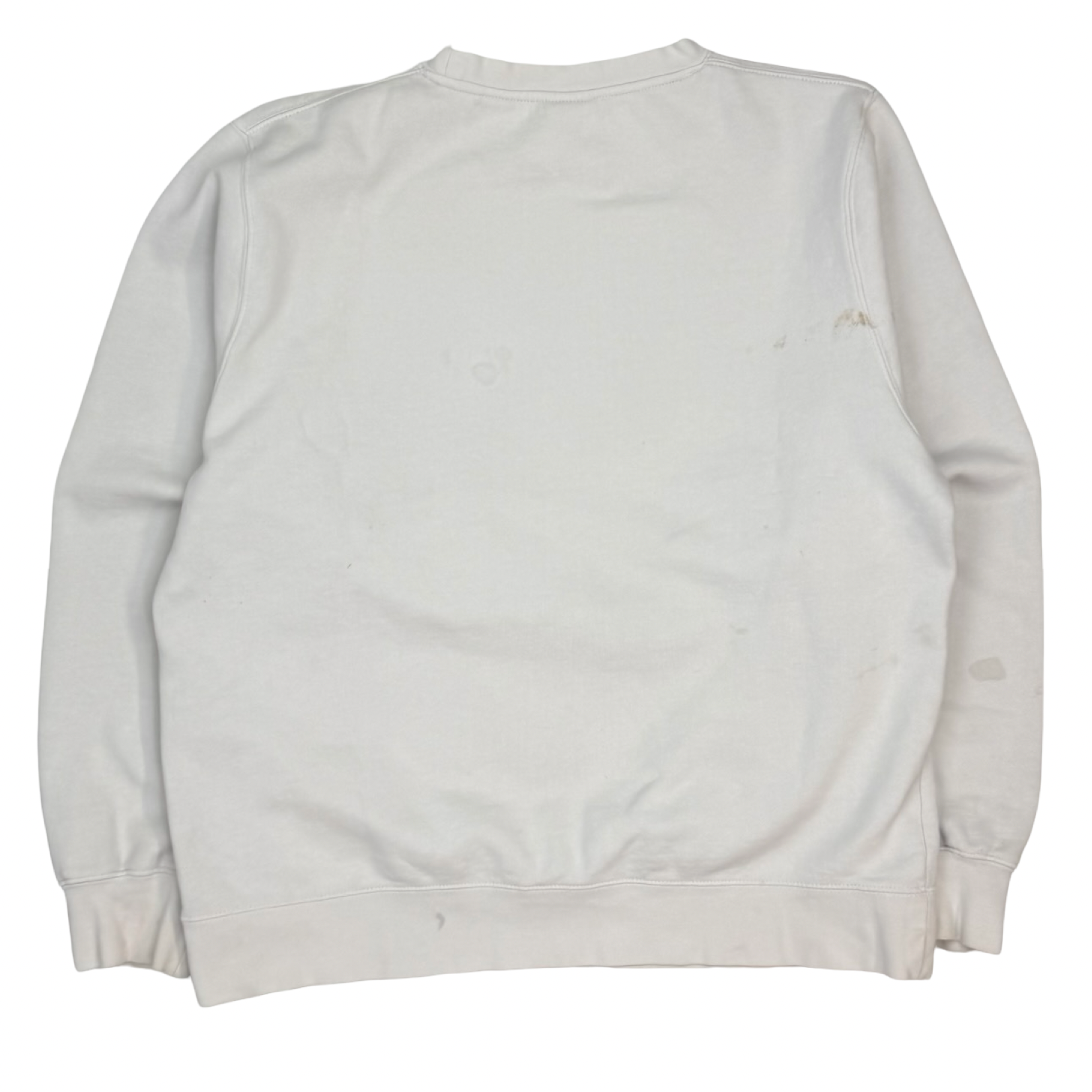 Stussy Overprint City Crewneck White
