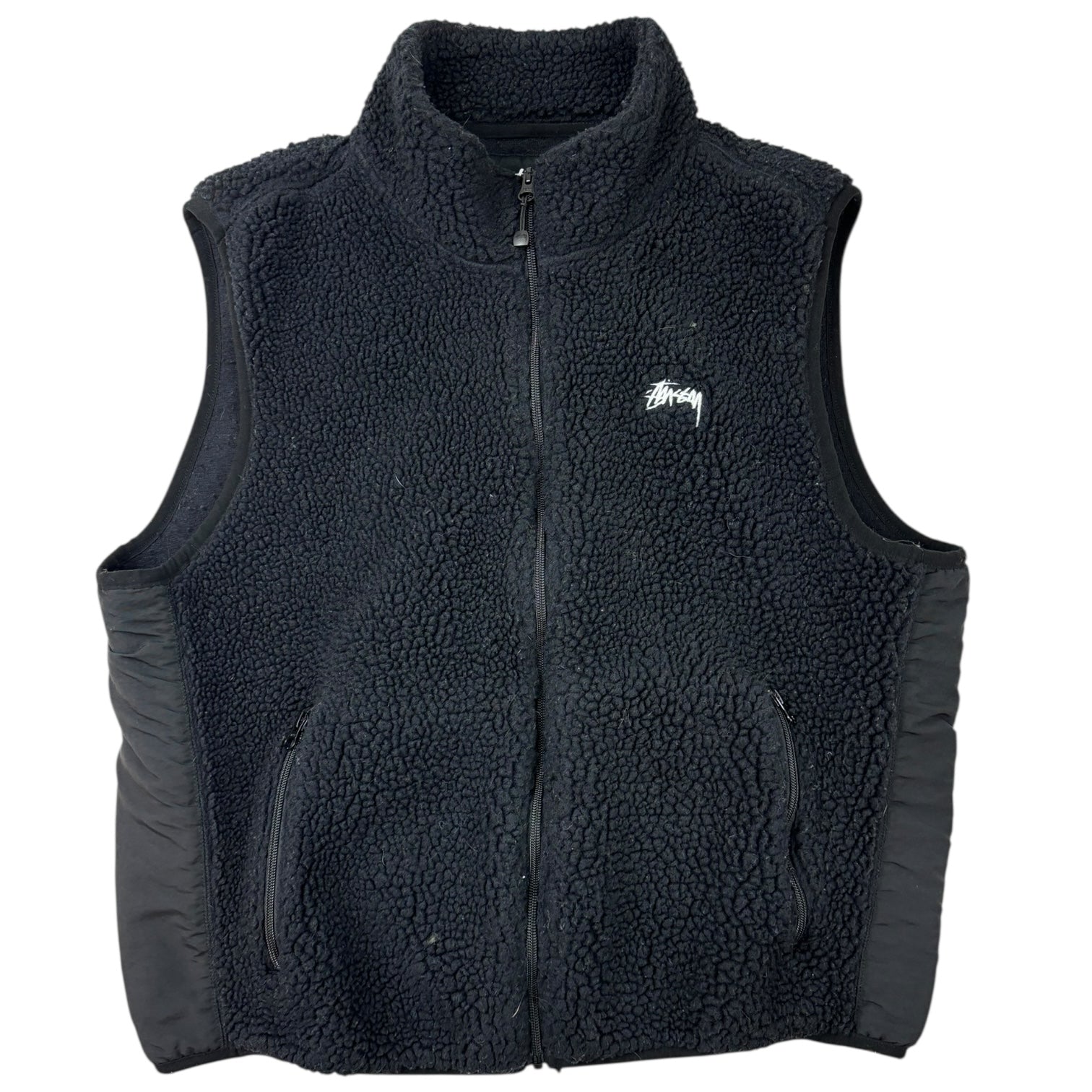 Stussy Sherpa Vest Black