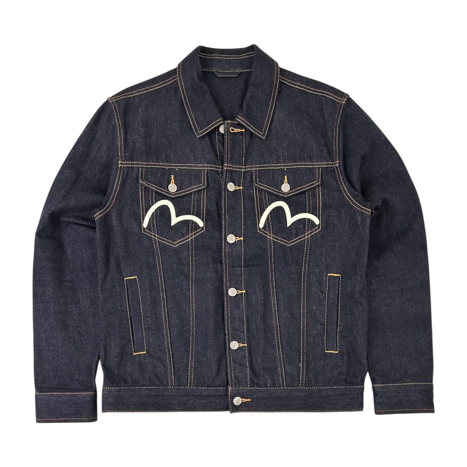 Evisu Seagul Denim Jacket Raw