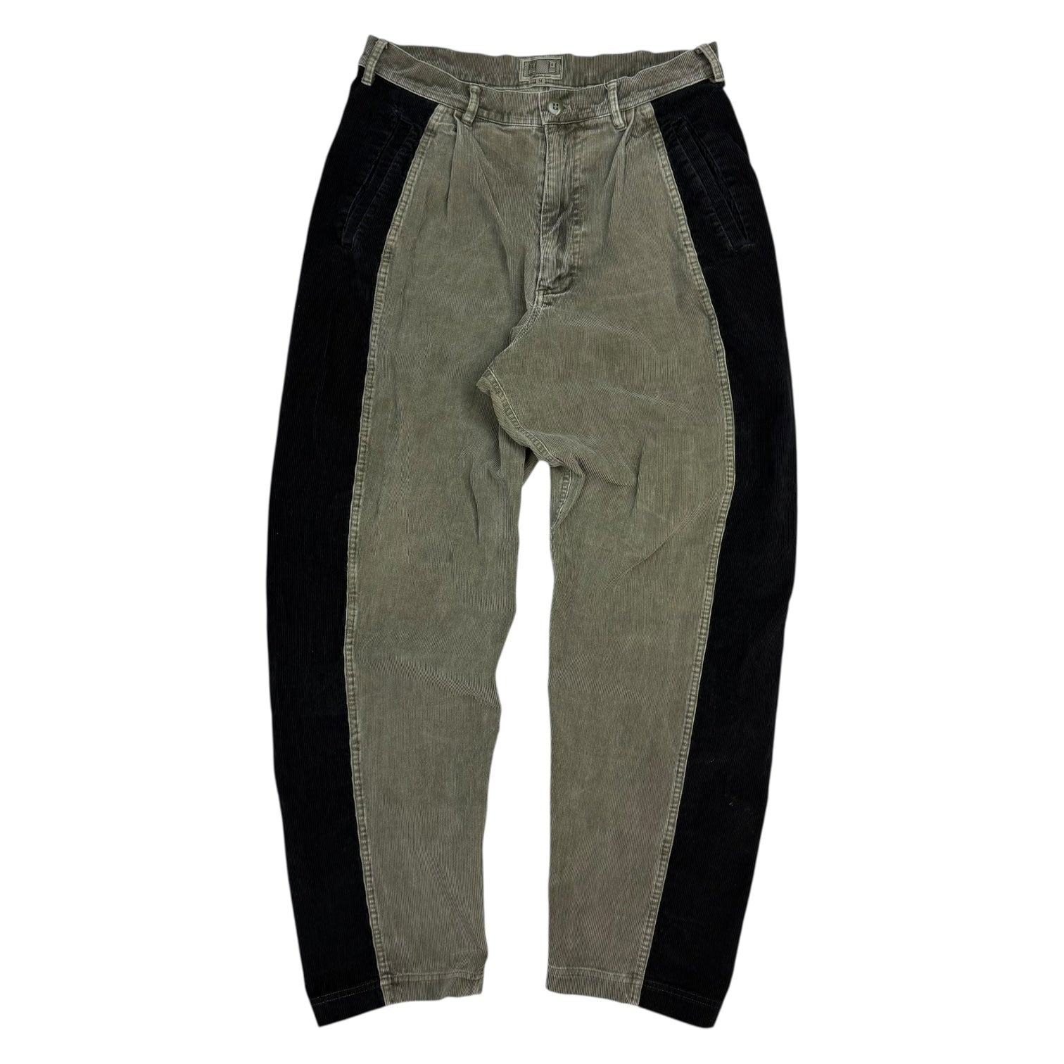 CAV EMPT Overdye Side Panel Corduroy Pants Green/Black