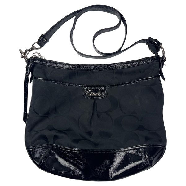 (W) Coach Park Duffle Shouler Bag Black