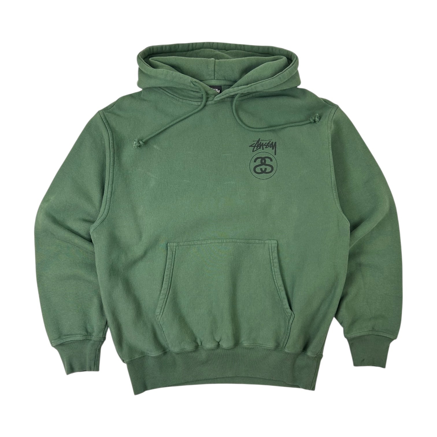 Stussy Stock Link Logo Hoodie Pine