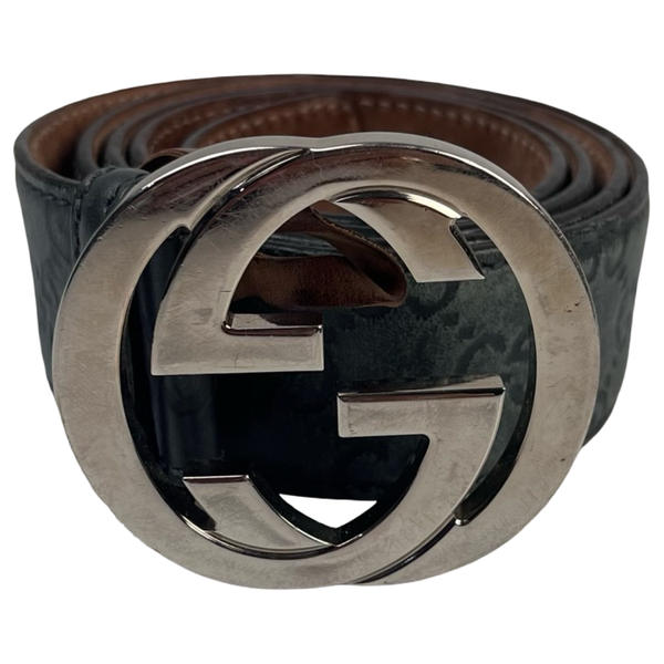 Gucci Interlocking G Leather Belt