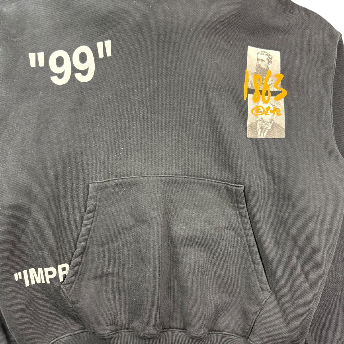 Off-White Impressionism Hoodie Black