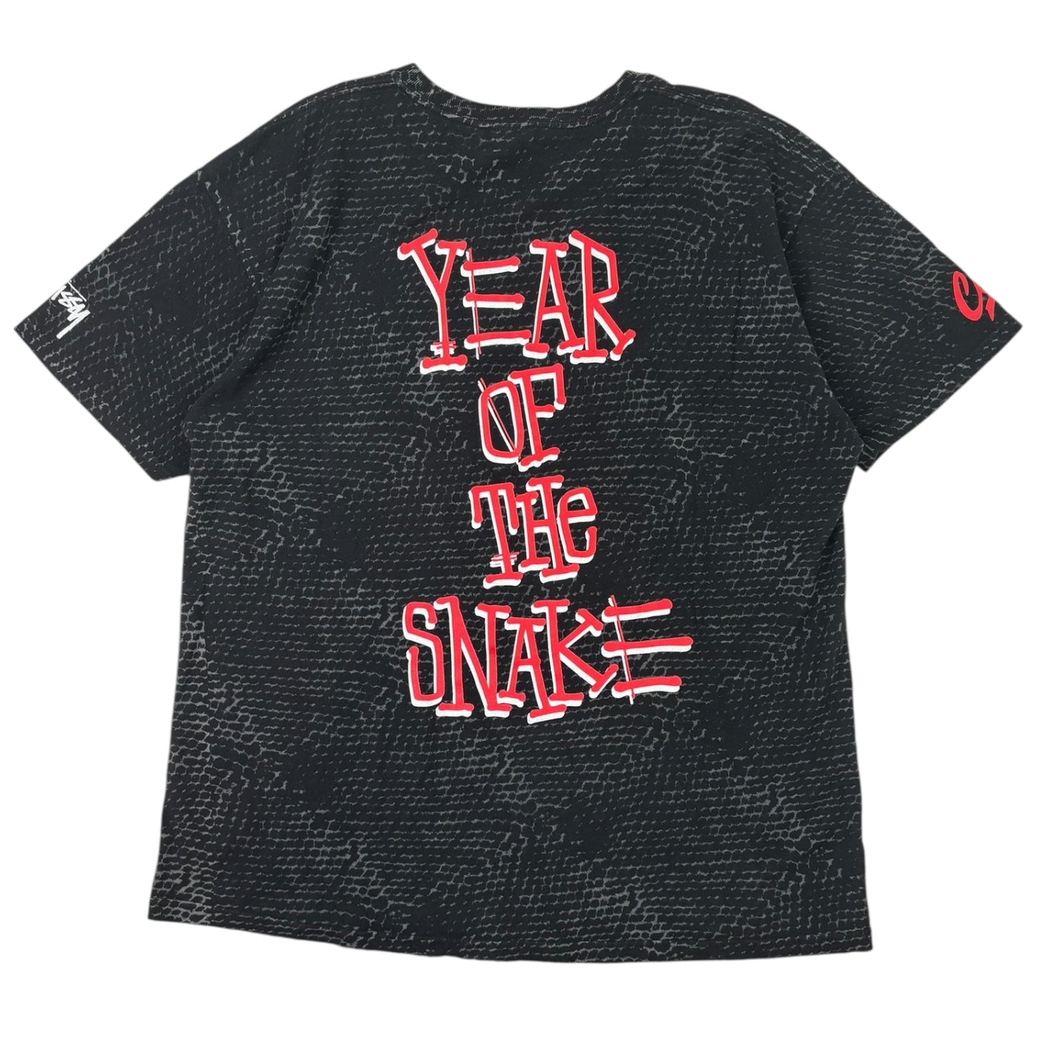 Stussy x CLOT Year of The Snake T-Shirt Black