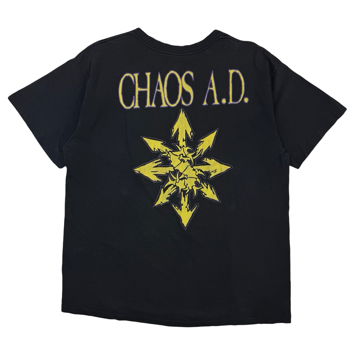 1993 Sepultura Chaos A.D T-Shirt Black