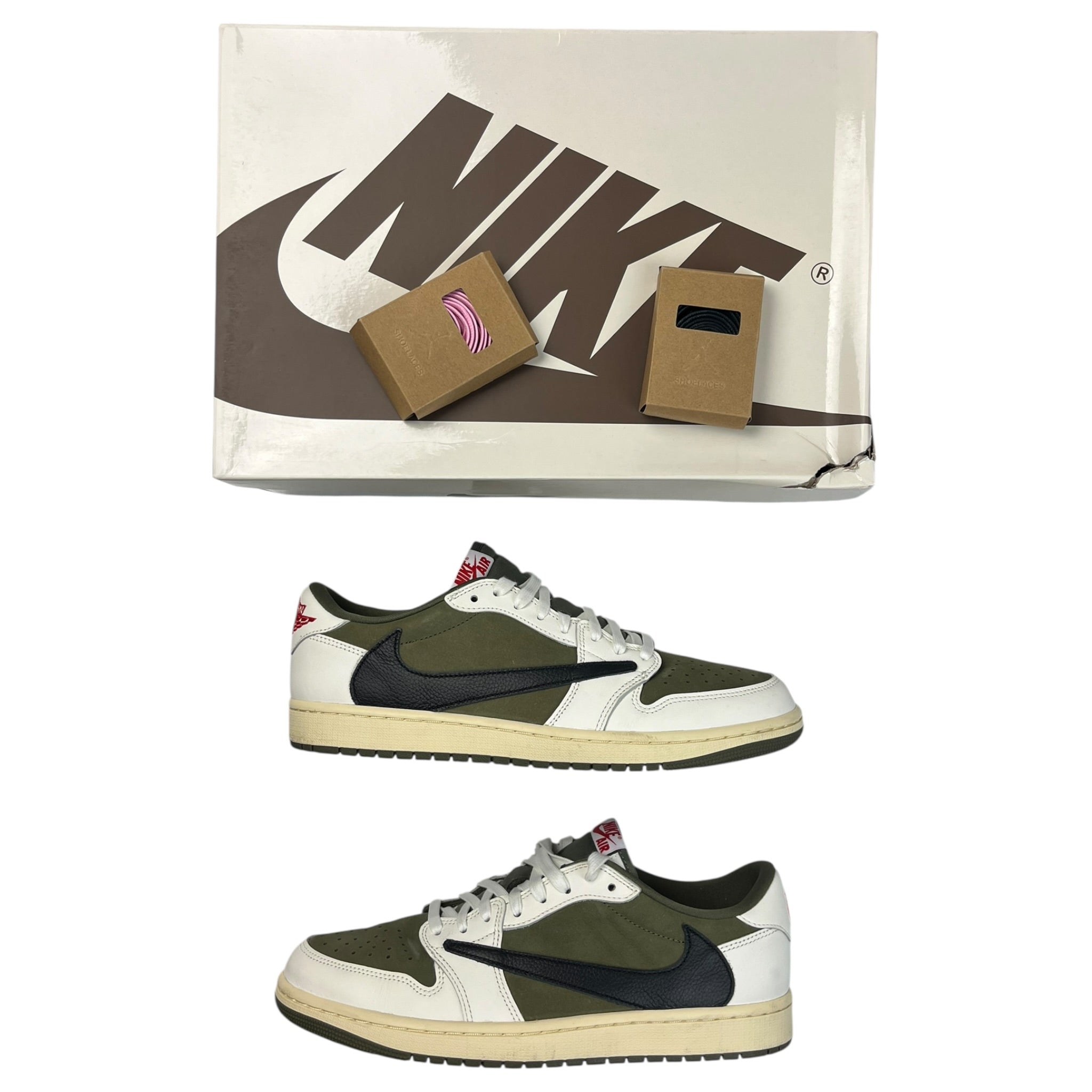 Jordan 1 Low OG SP Travis Scott Medium Olive (Used)