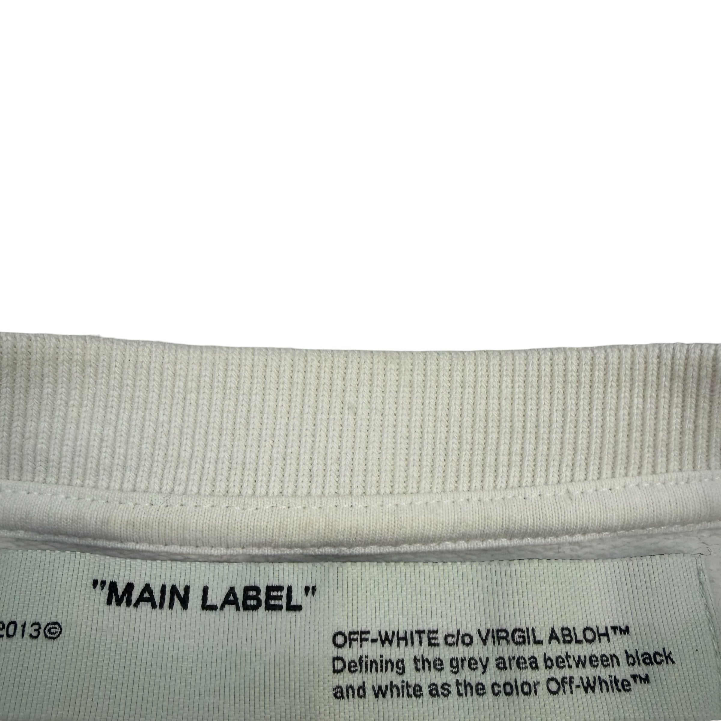 Off-White Abstract Logo Sweatshirt White