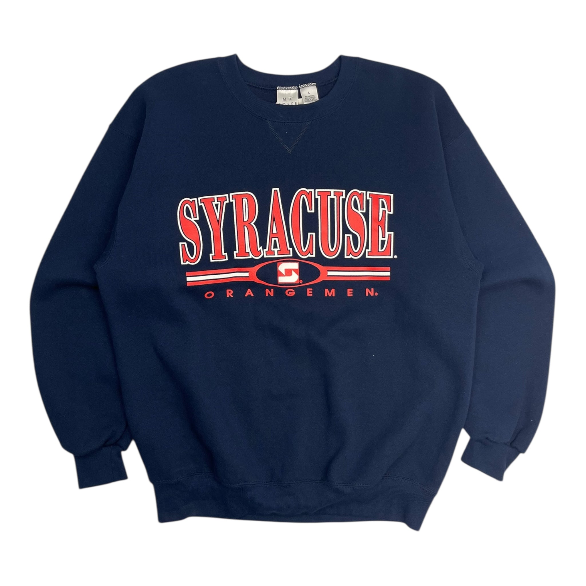 Vintage Syracuse Orangemen Crewneck Navy
