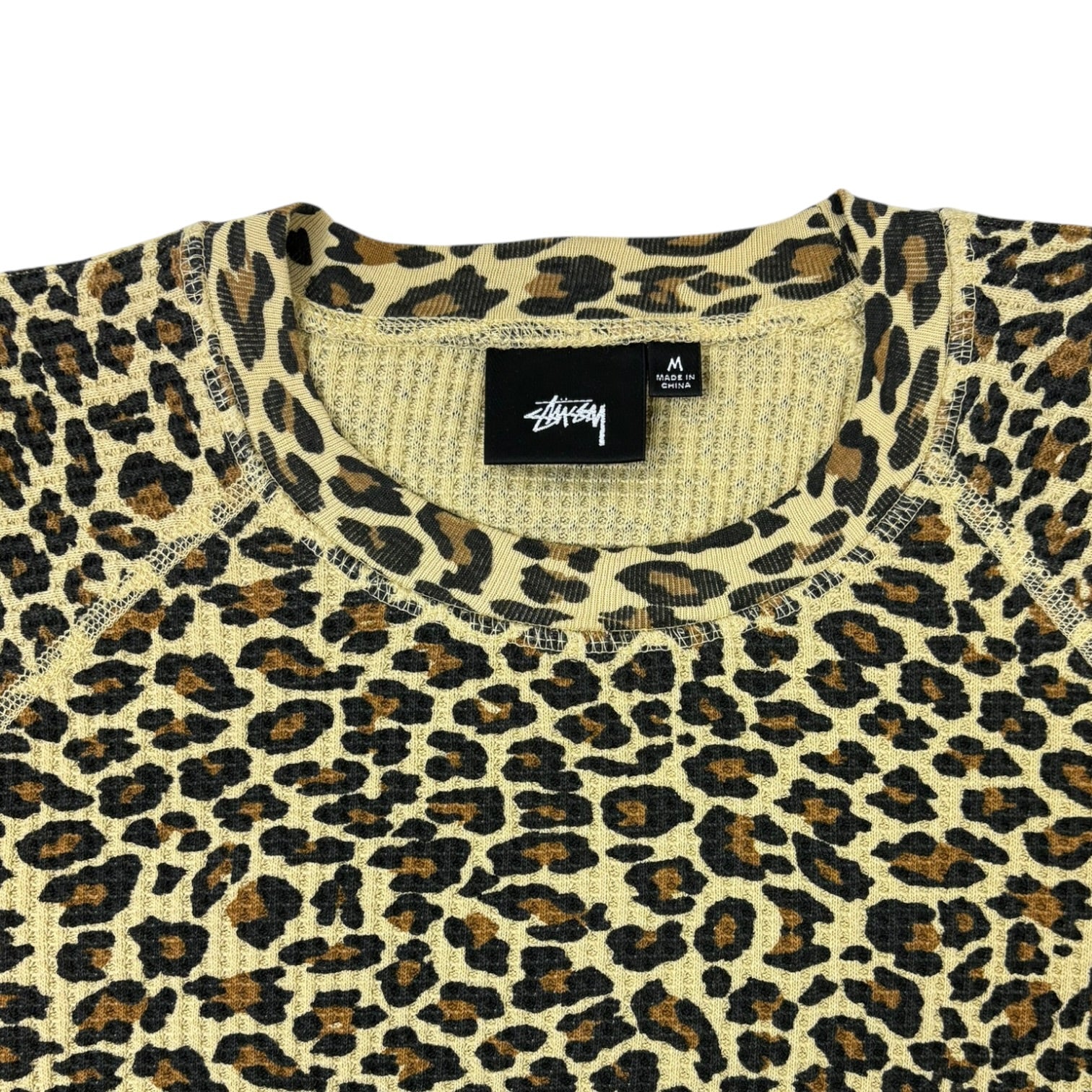 Stussy Basic LS Thermal Leopard