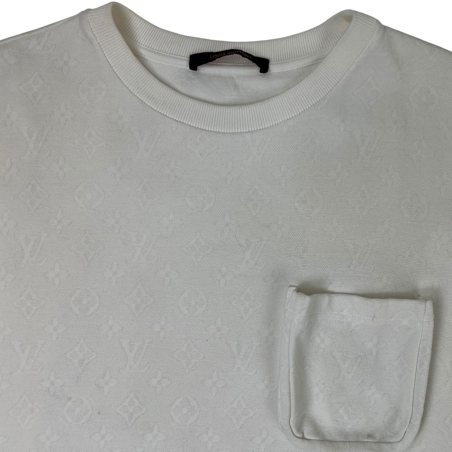 Louis Vuitton Monogram Pocket T-Shirt White