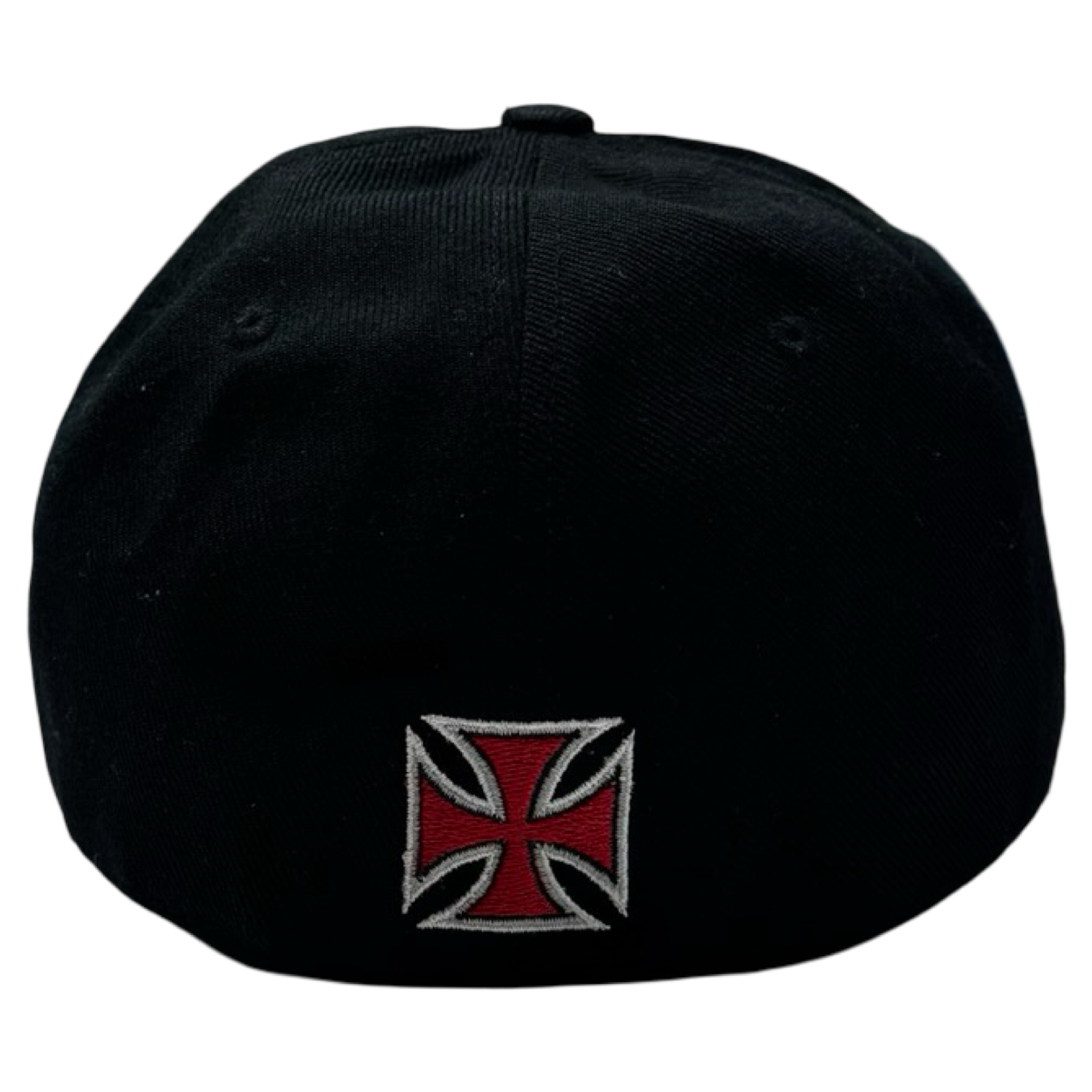 Vintage Choppers Iron Cross Fitted Hat Black