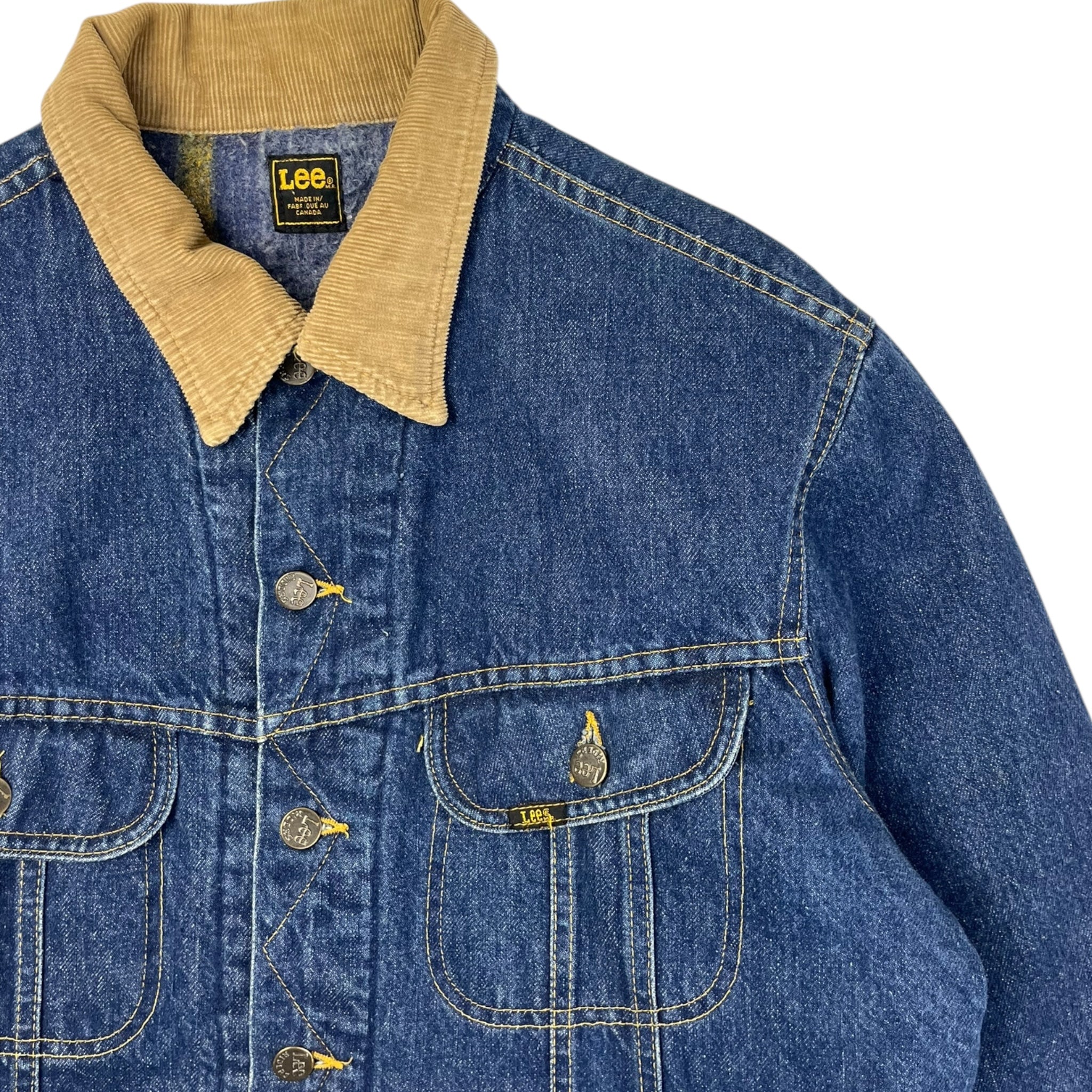 Vintage Lee Lined Denim Rider Jacket