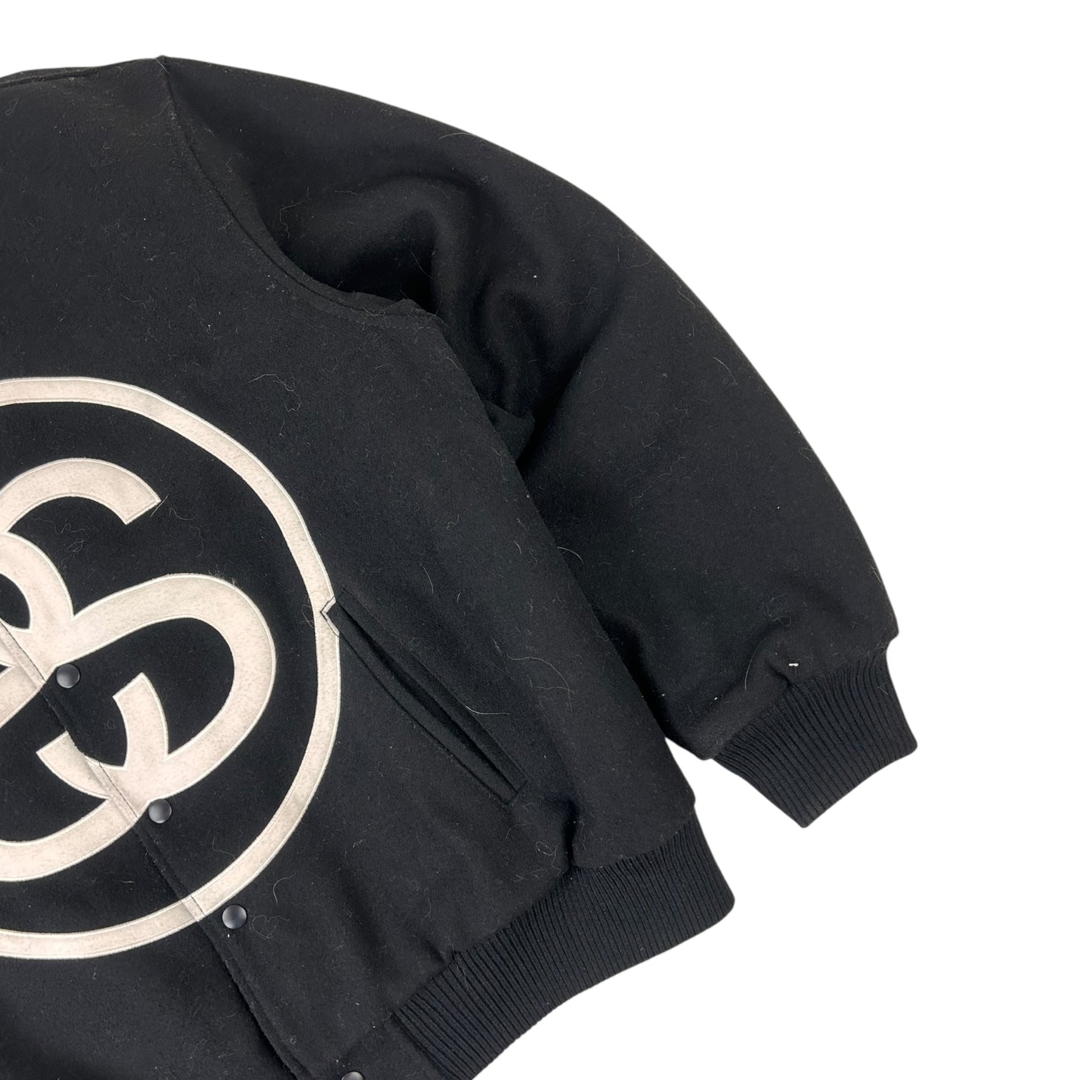Stussy Ss-link Varsity Jacket Black