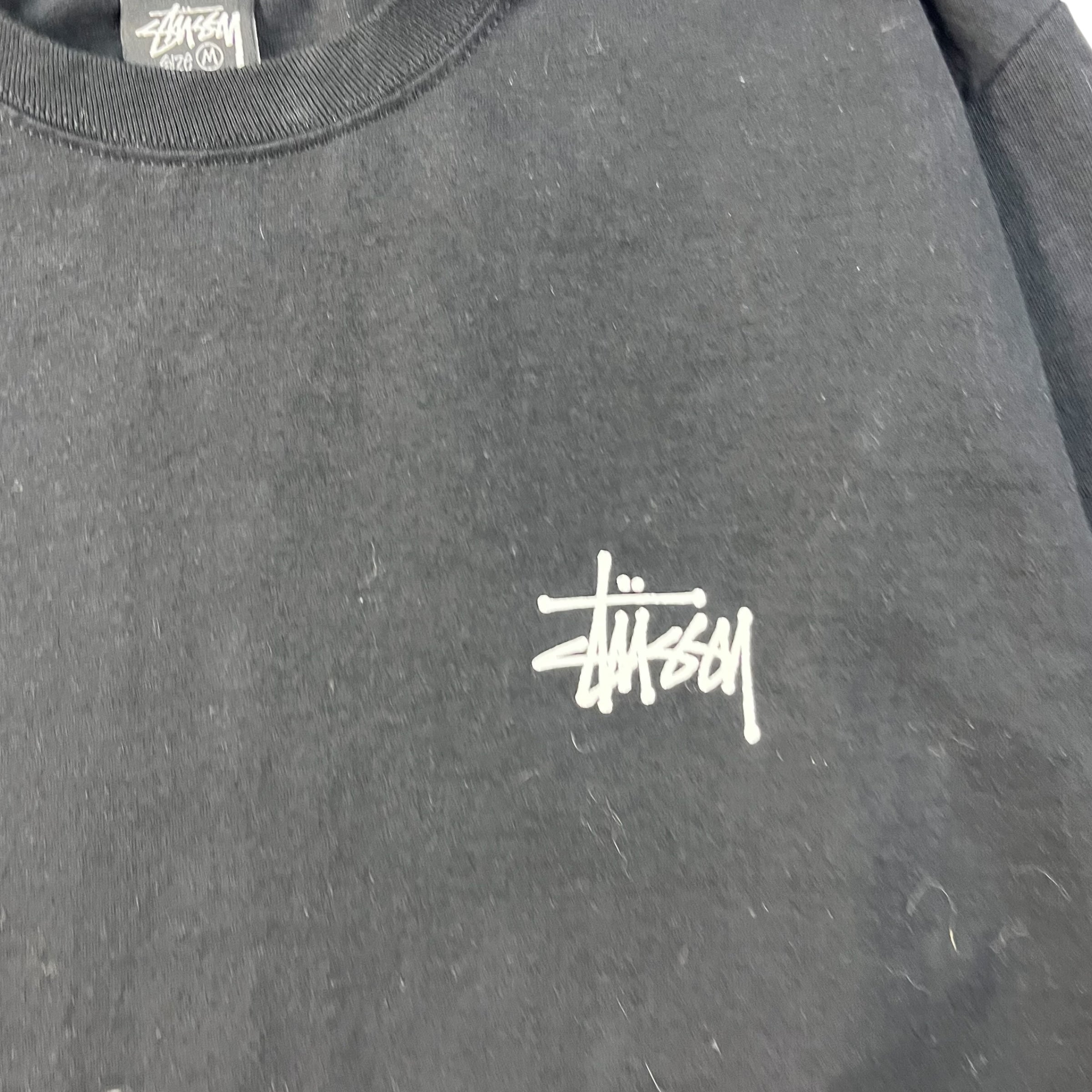Stussy Stock Logo Tee Black
