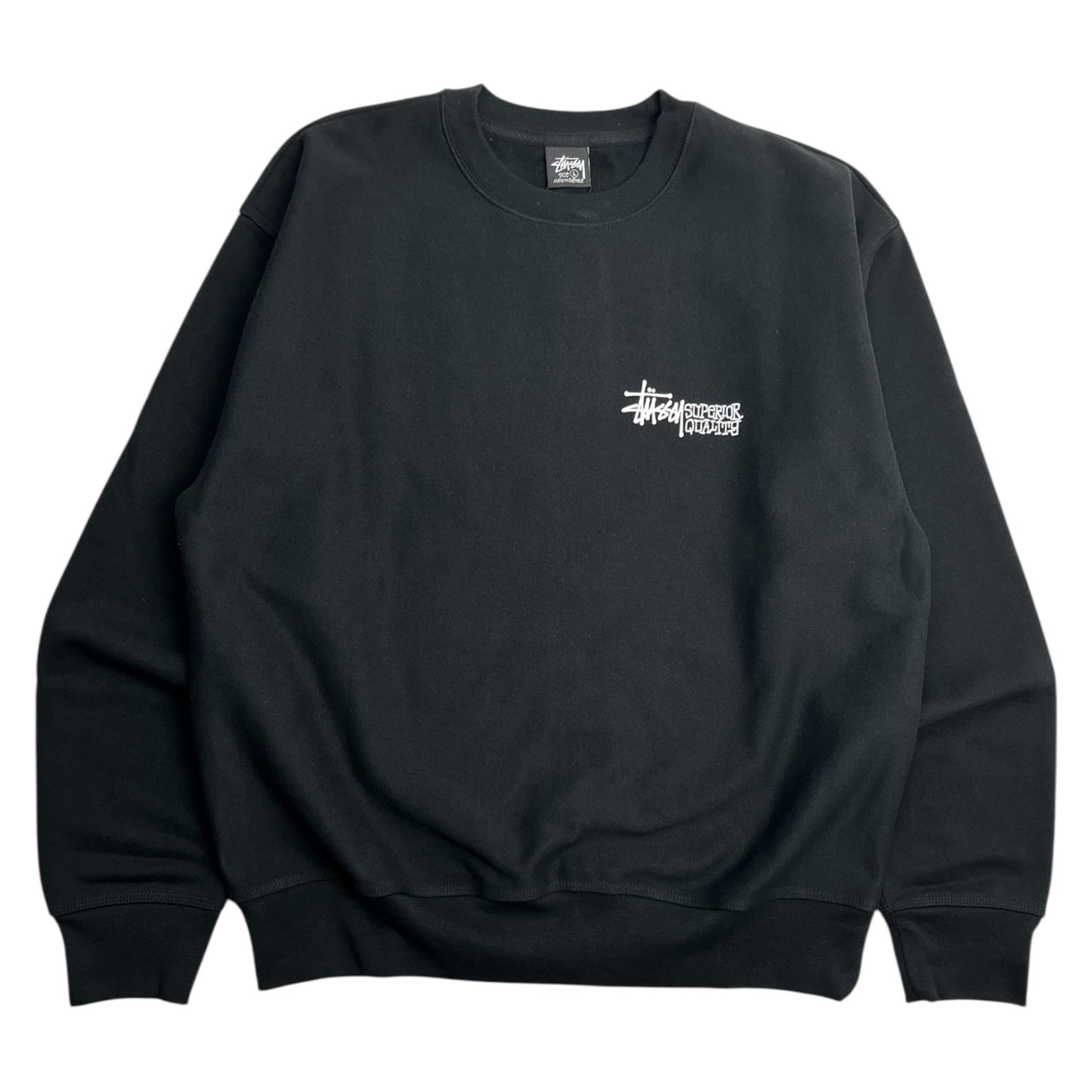 Stüssy Superior Quality Crew Black