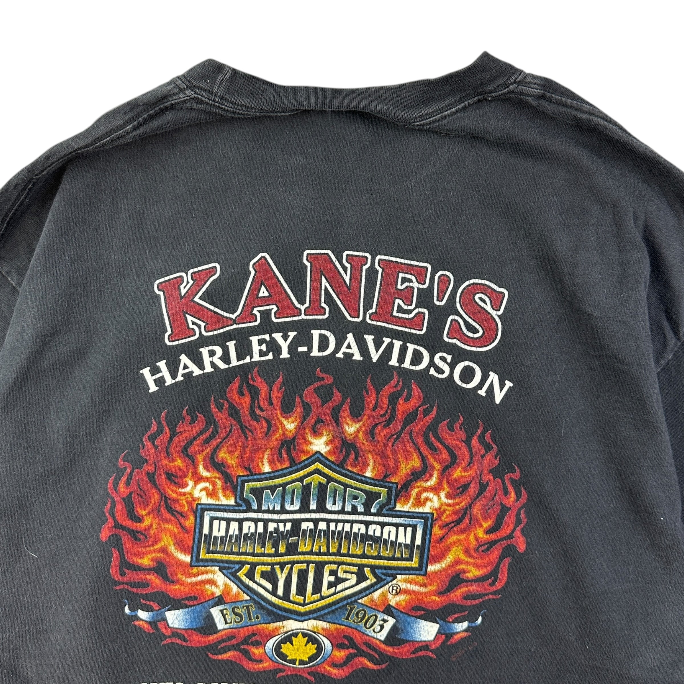 2002 Harley Davidson Of Kelowna L/S Tee Black