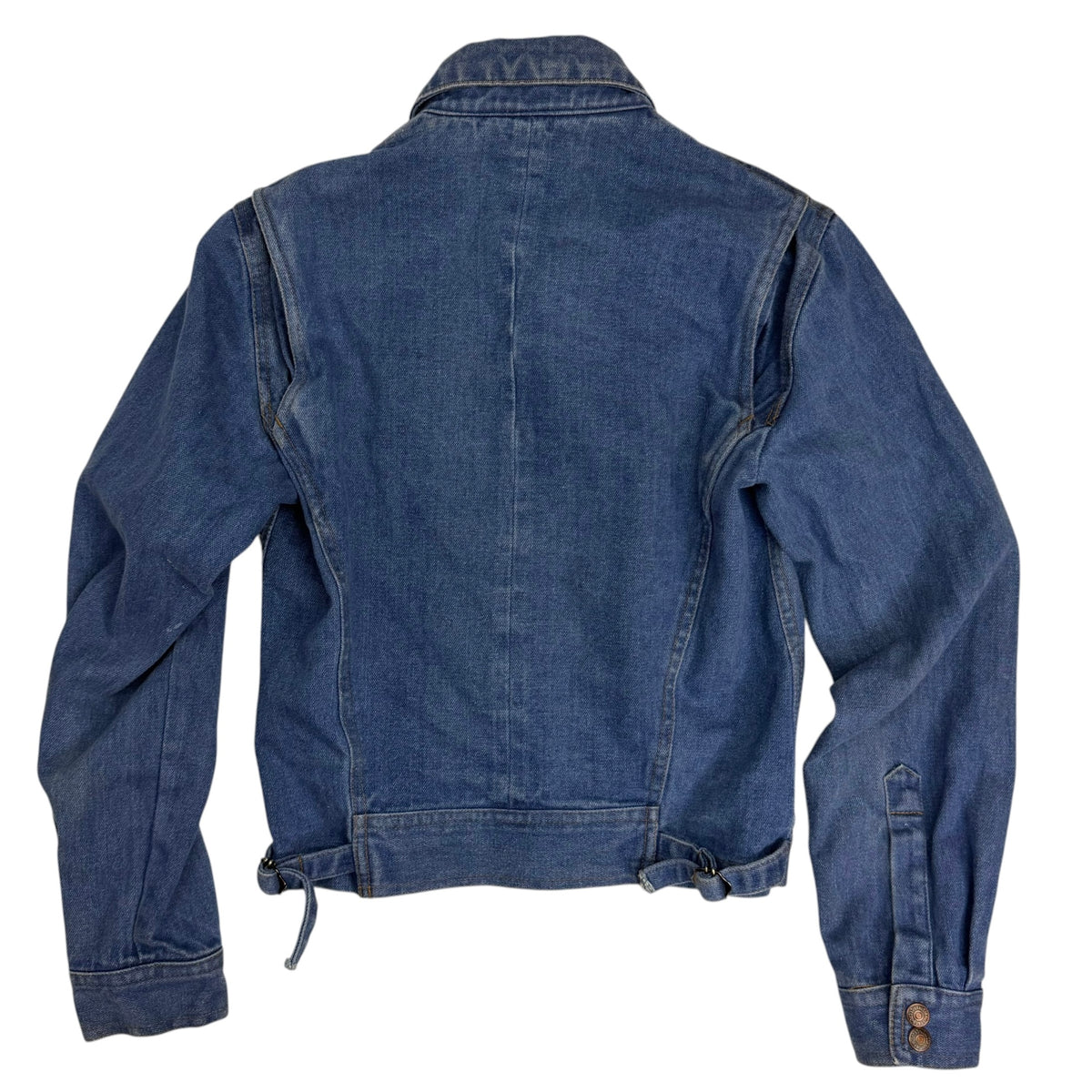 (W) Vintage Levi’s Black Tab Denim Jacket Blue