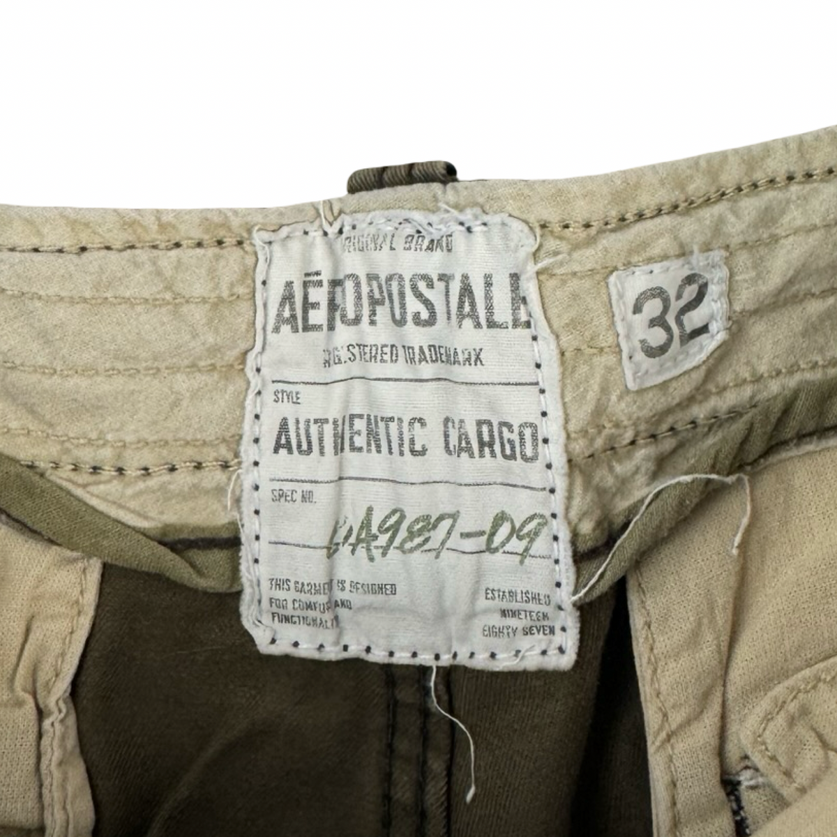 Vintage Y2K Aeropostale Cargo Shorts Brown