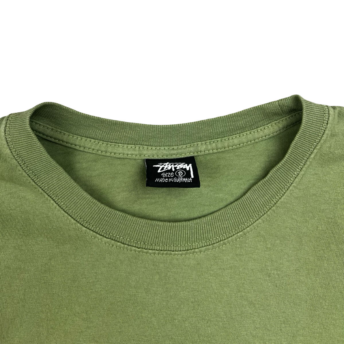 Stussy Champion Pigment Dyed Tee Artichoke