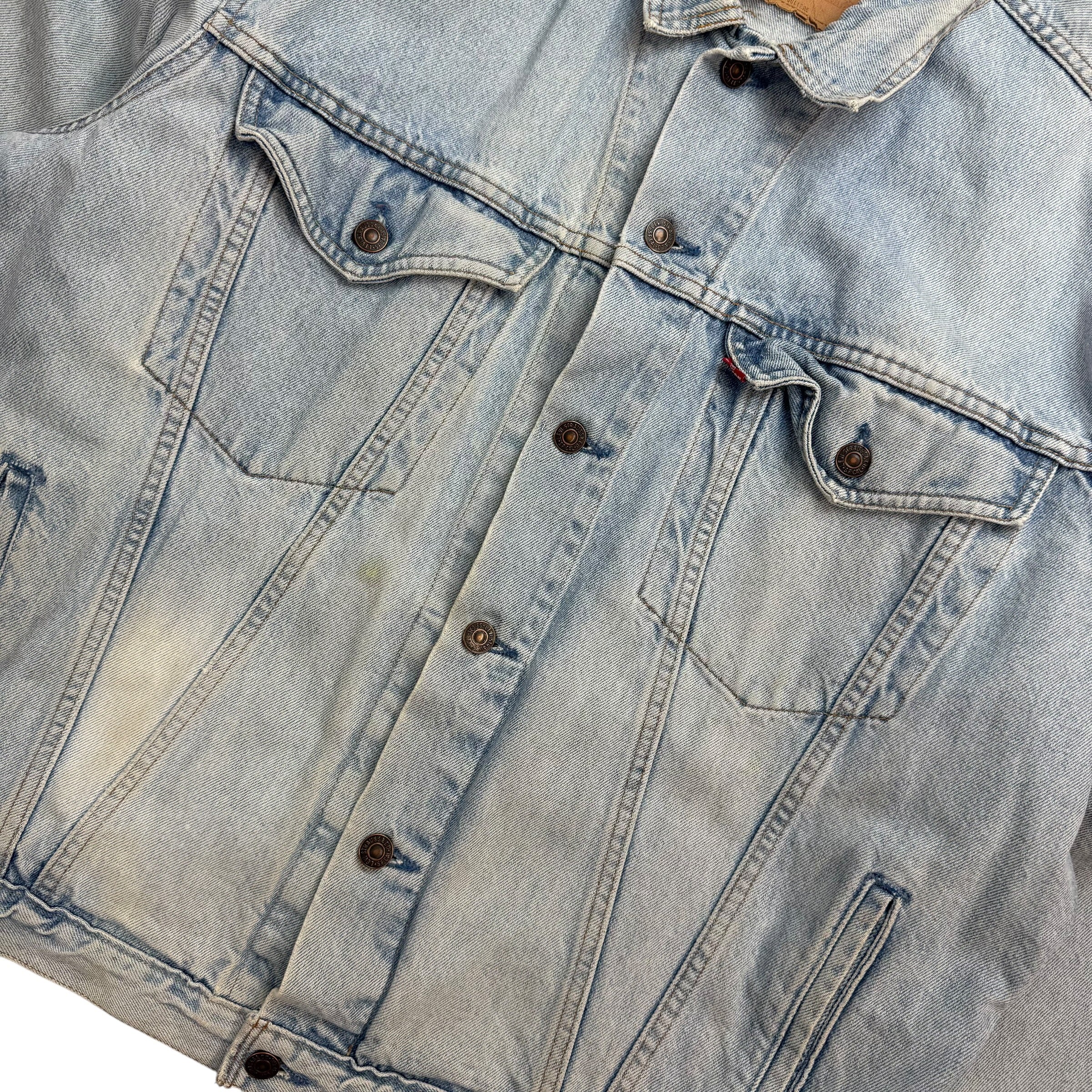 Vintage Levi’s Denim Button Up Jacket Light Wash