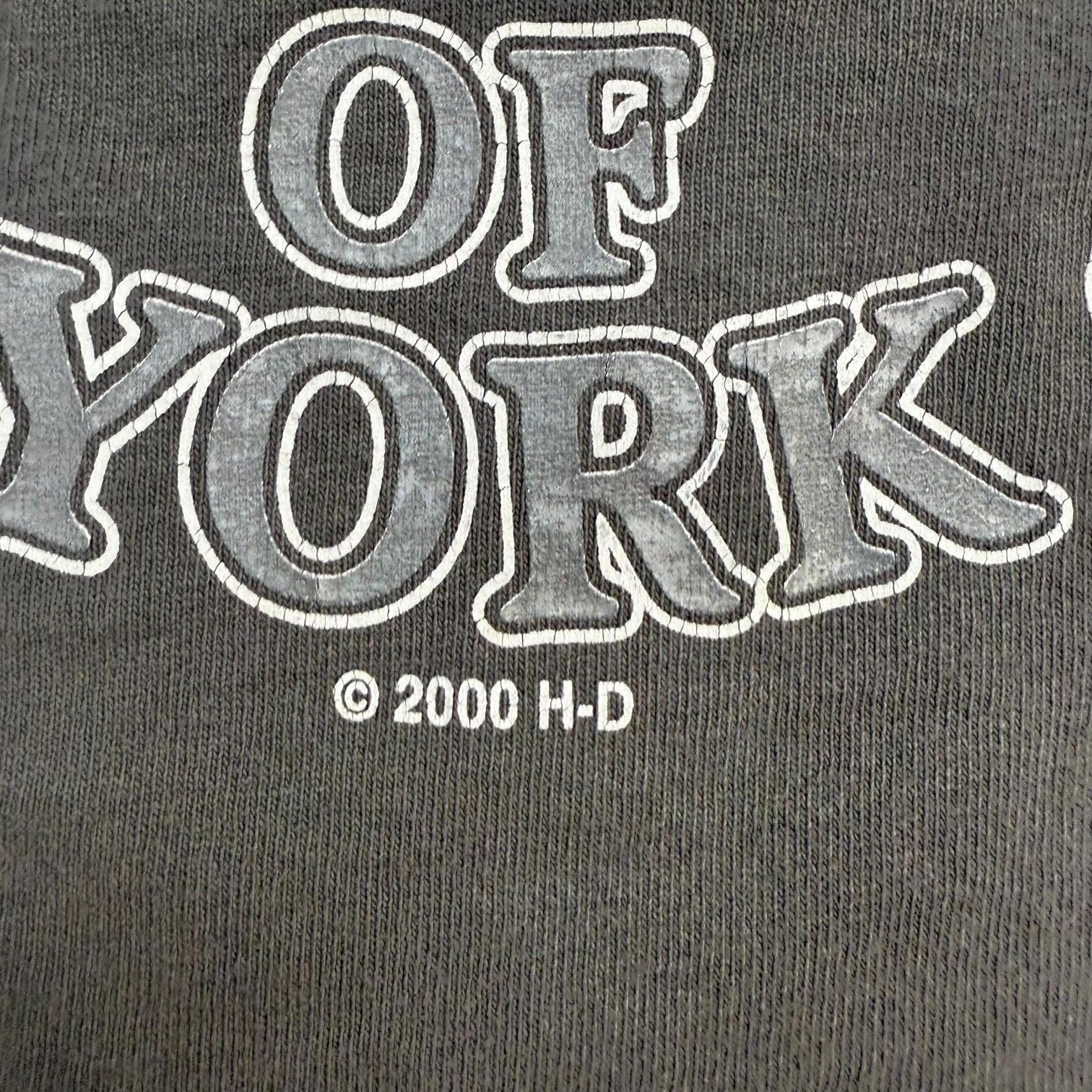 2000 Harley Davidson Of New York City Tee Grey