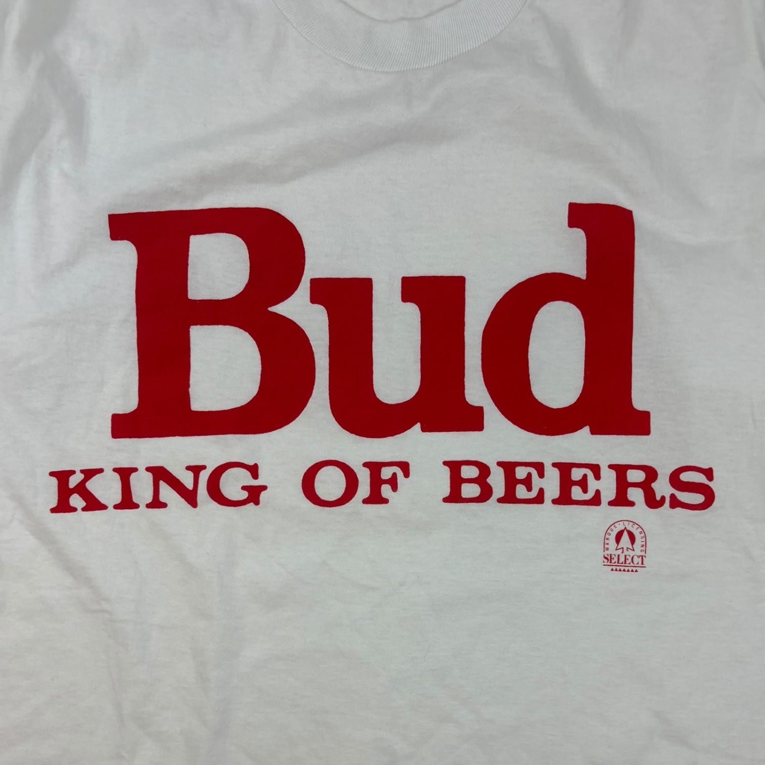 Vintage Bud King Of Beers T-Shirt White