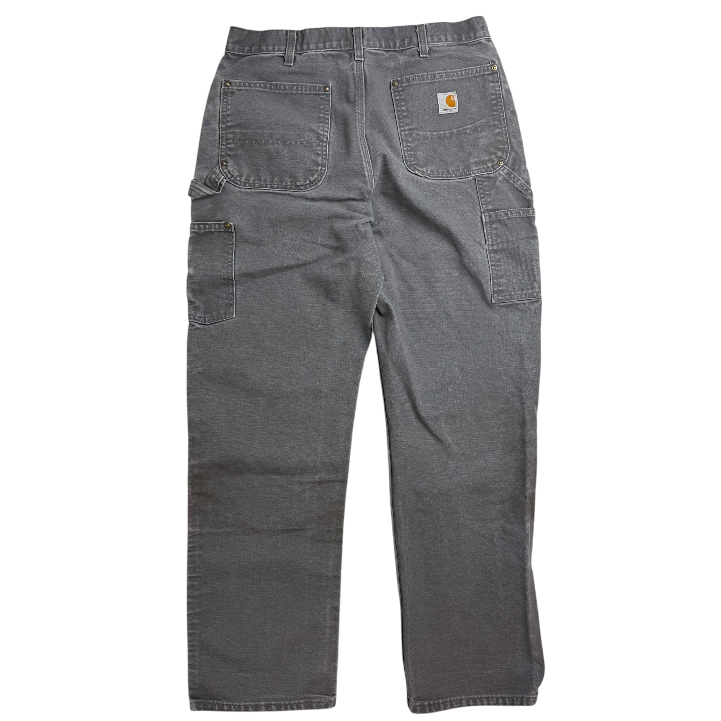 Vintage Carhartt Double Knee Pants Grey